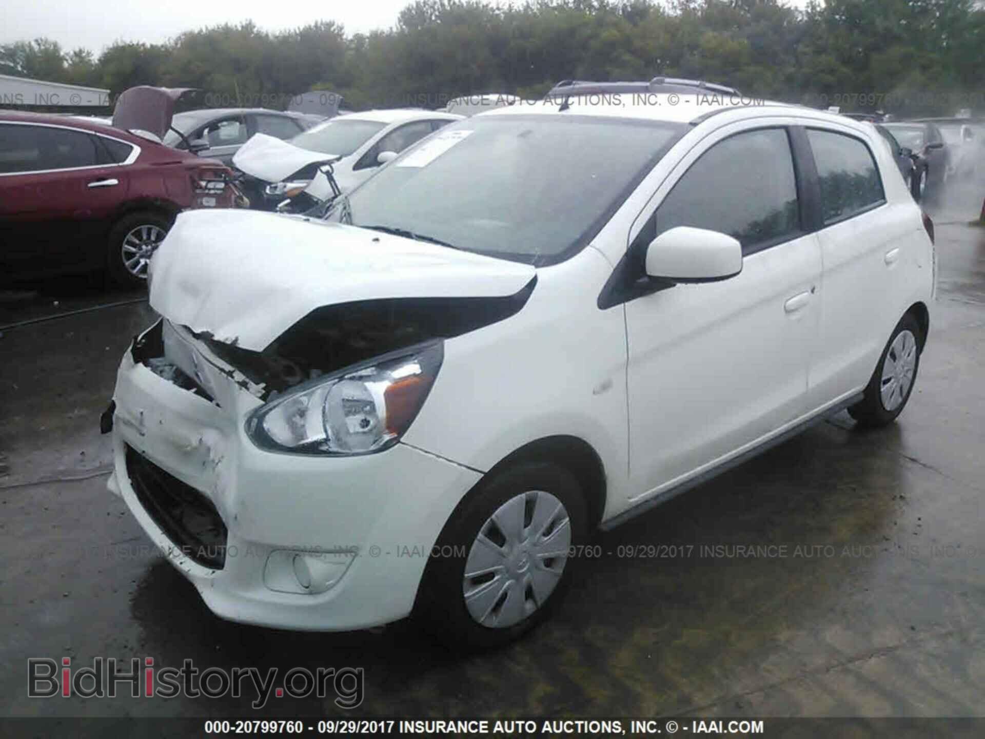 2014 Mitsubishi Mirage - VIN: ML32A3HJ1EH009287 - Фото 2