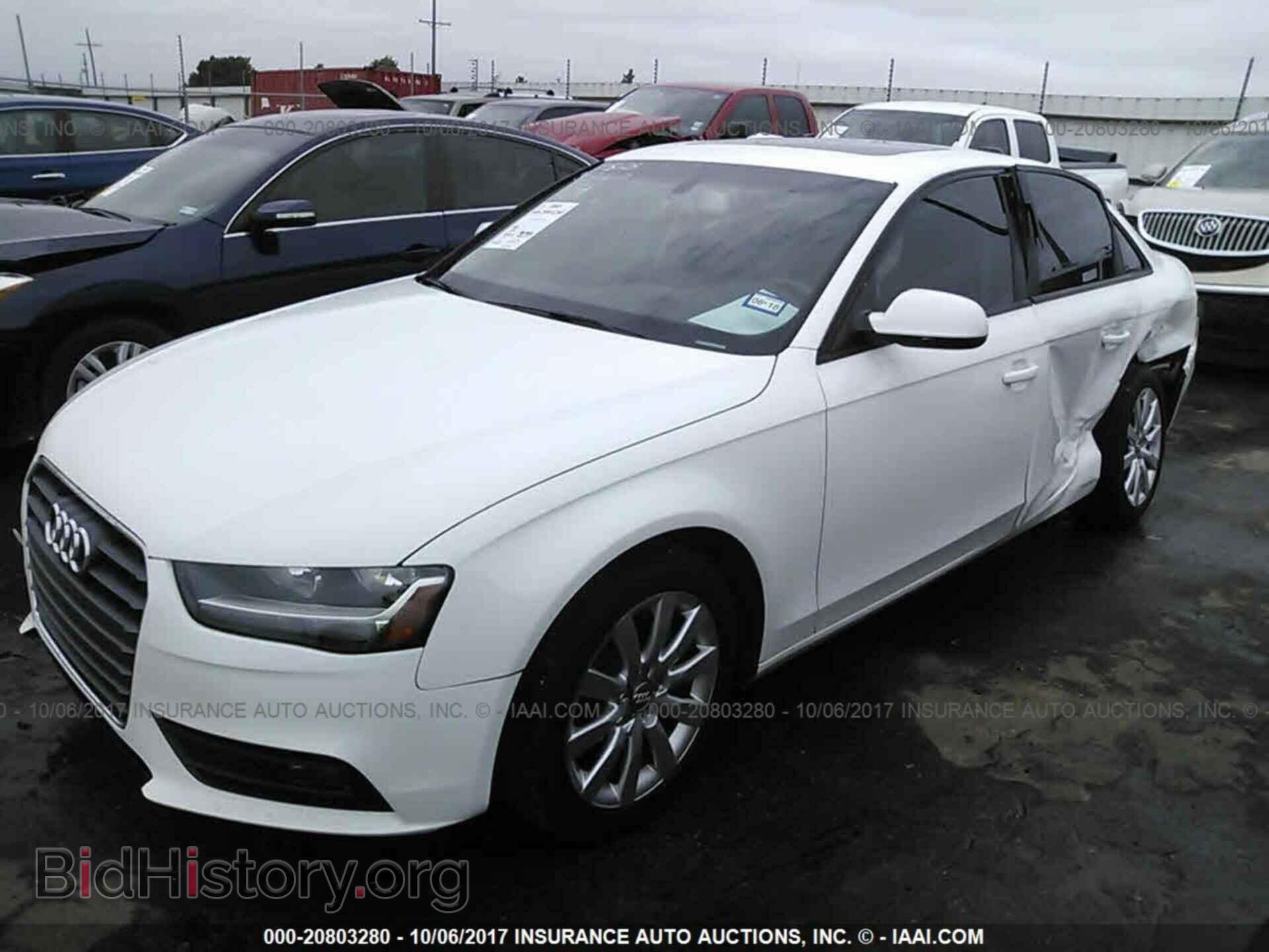 2014 Audi A4 - VIN: WAUAFAFL7EA058390 - Фото 2