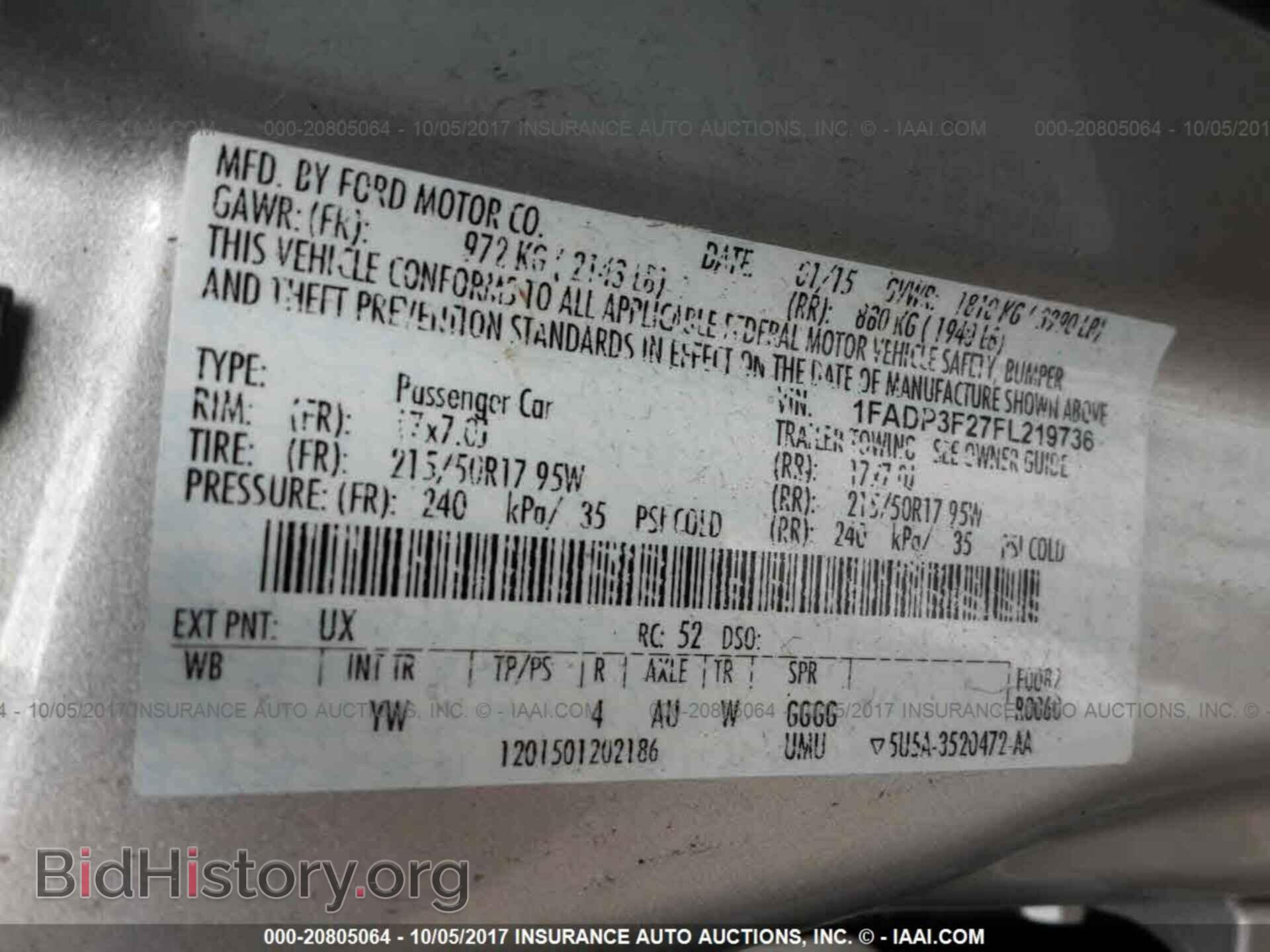 2015 Ford Focus - VIN: 1FADP3F27FL219736 - Photo 9