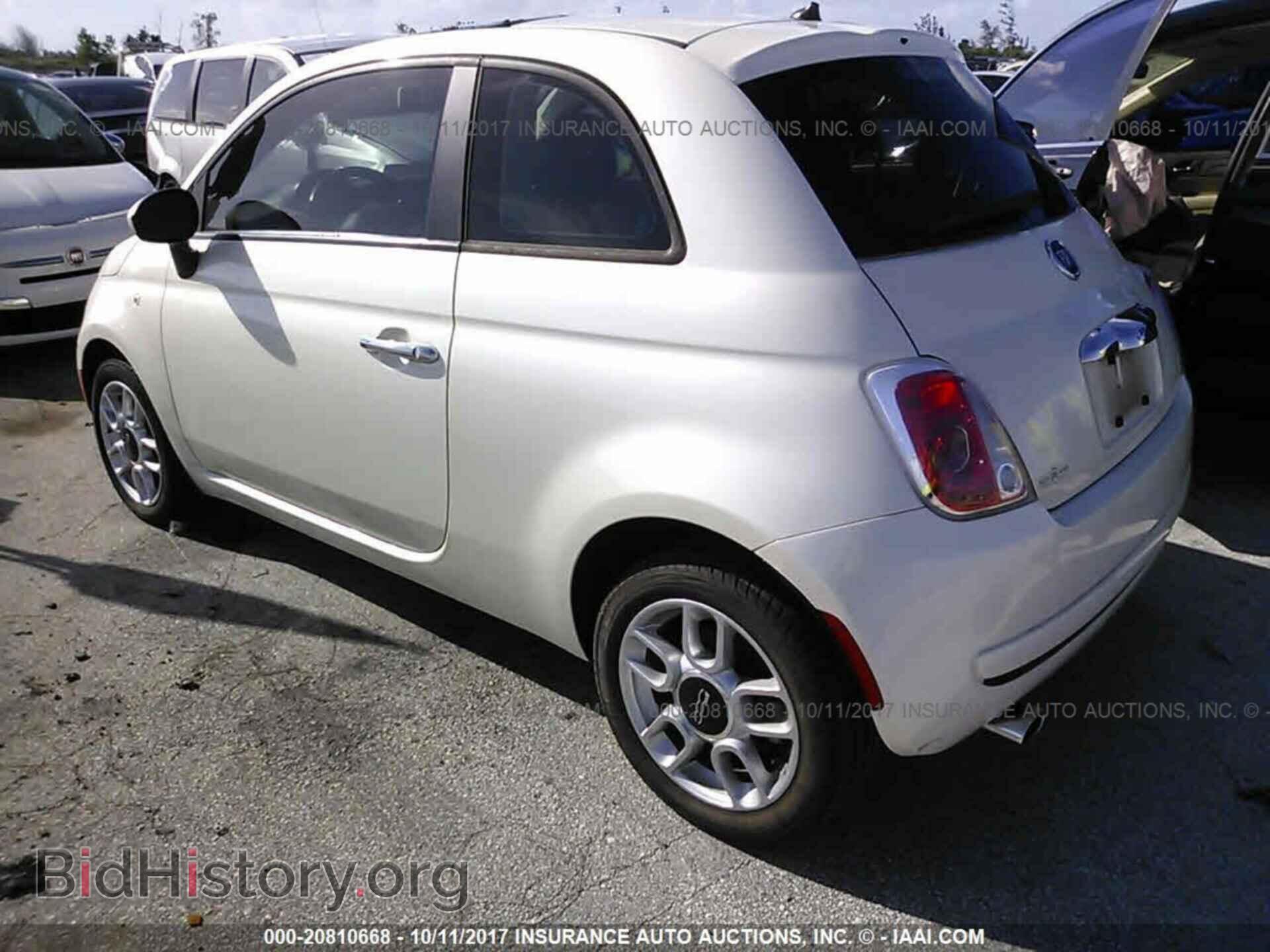 2012 Fiat 500 - VIN: 3C3CFFAR4CT383111 - Фото 3