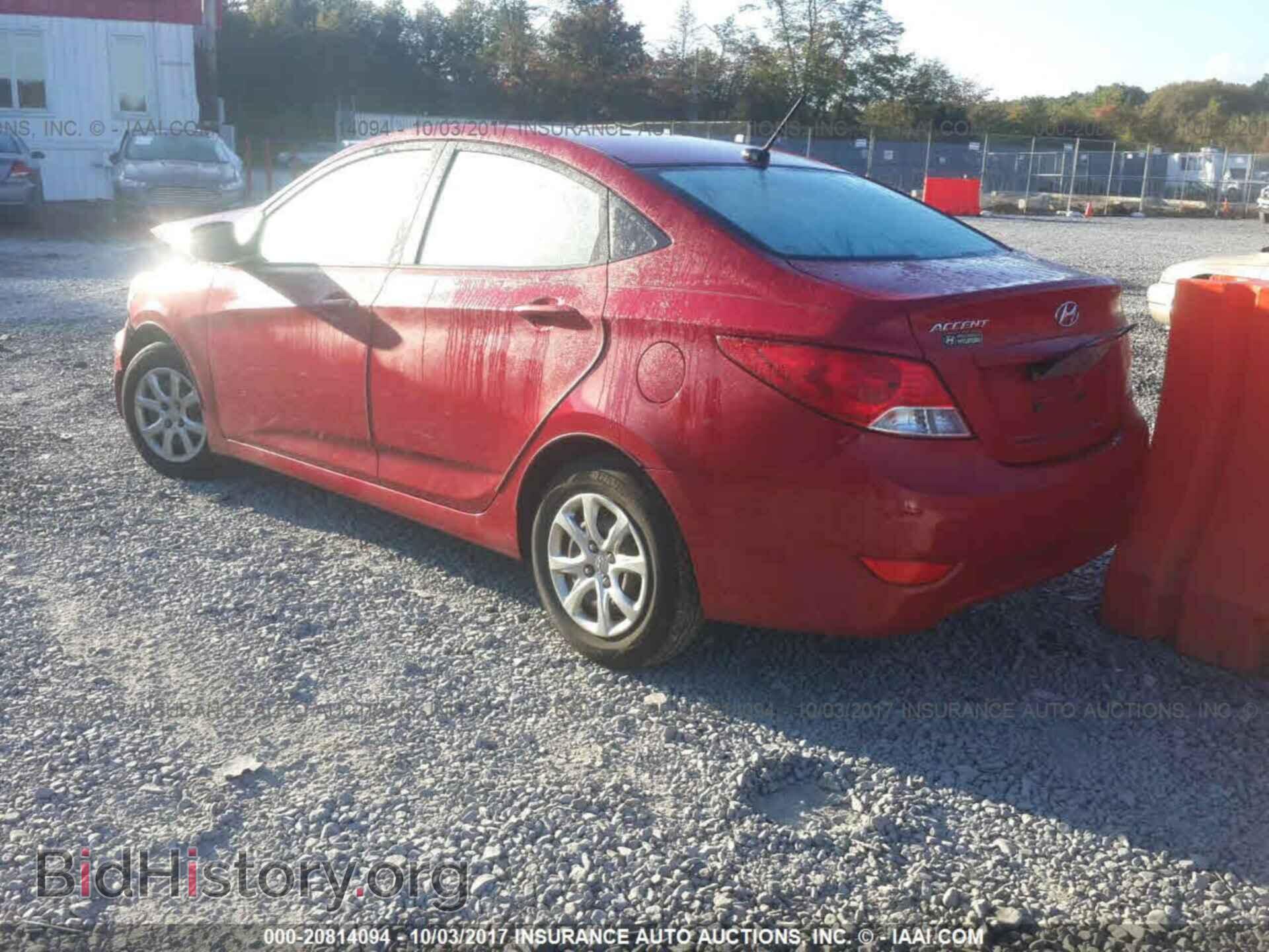 2012 HYUNDAI ACCENT - VIN: KMHCT4AE2CU128917 - Фото 3