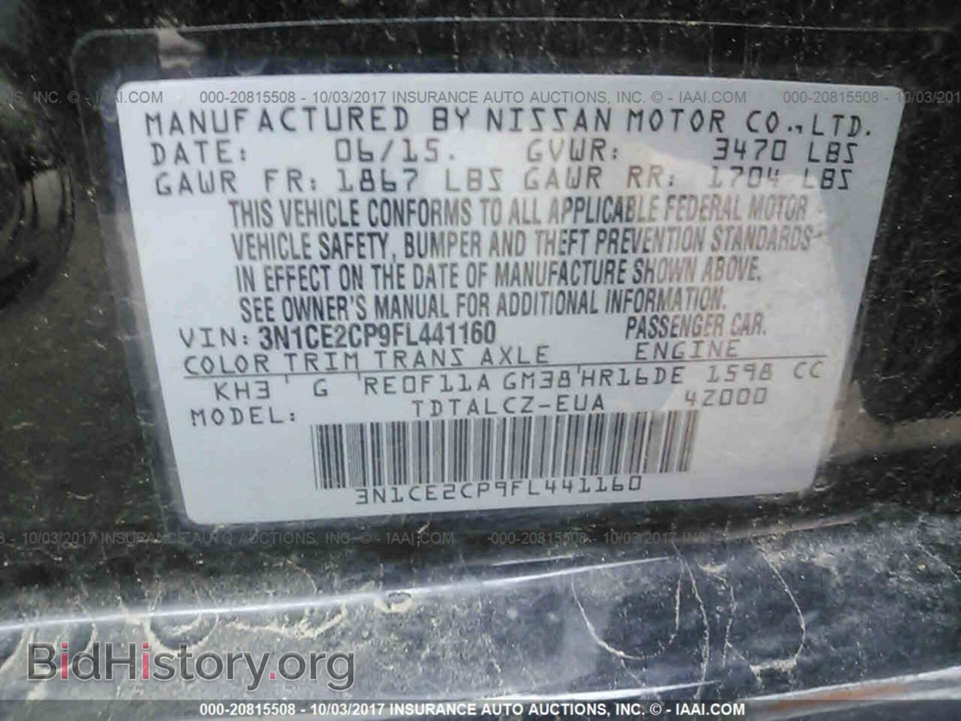 2015 Nissan Versa note - VIN: 3N1CE2CP9FL441160 - Photo 9