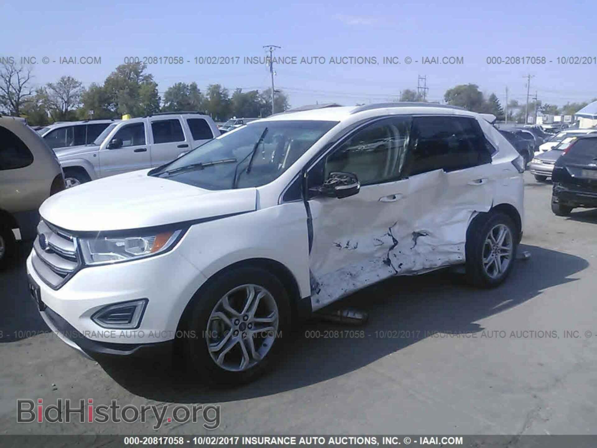 2015 Ford Edge - VIN: 2FMTK4K98FBB22814 - Фото 2