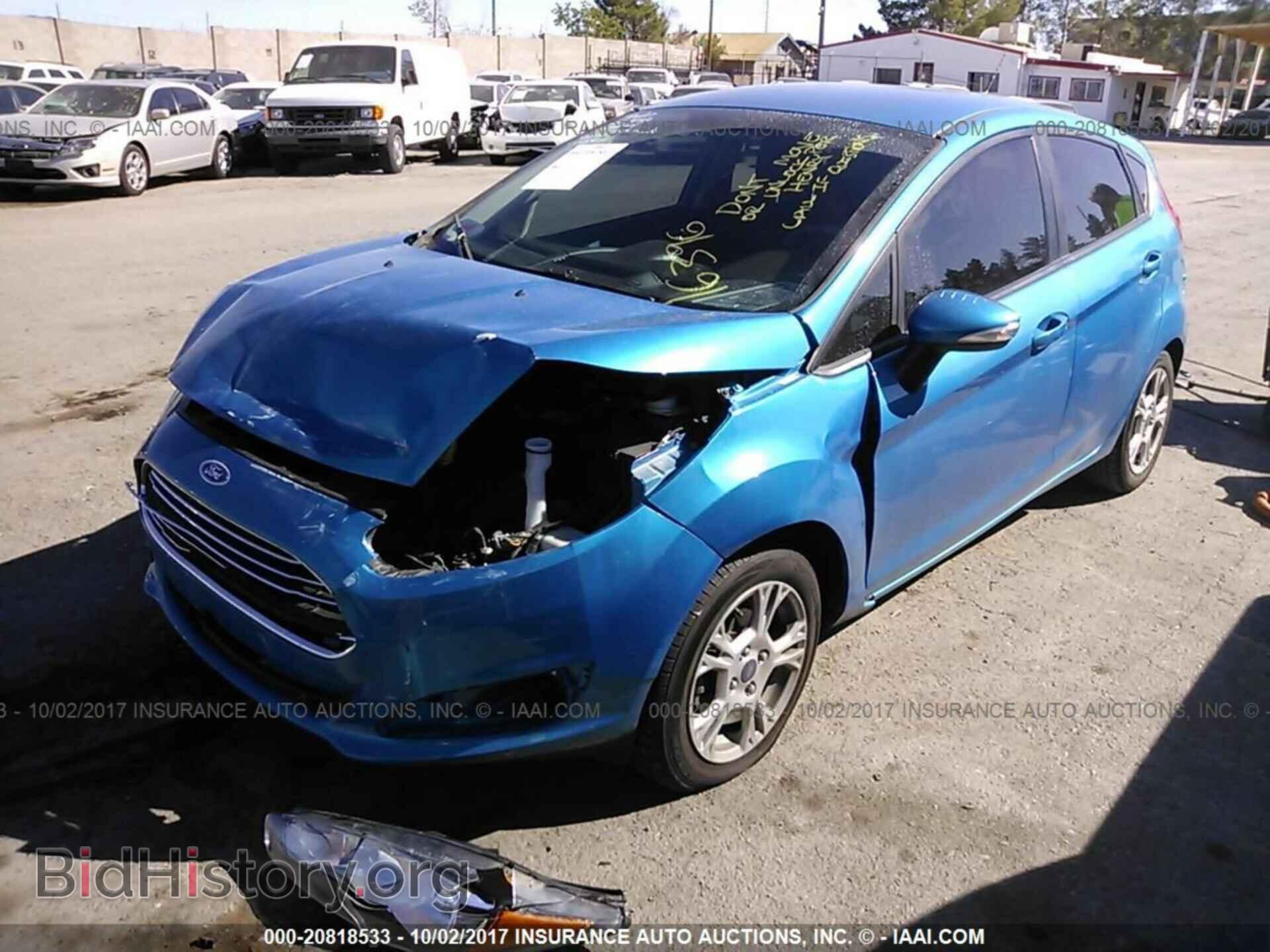 2014 Ford Fiesta - VIN: 3FADP4EJ6EM243876 - Фото 2
