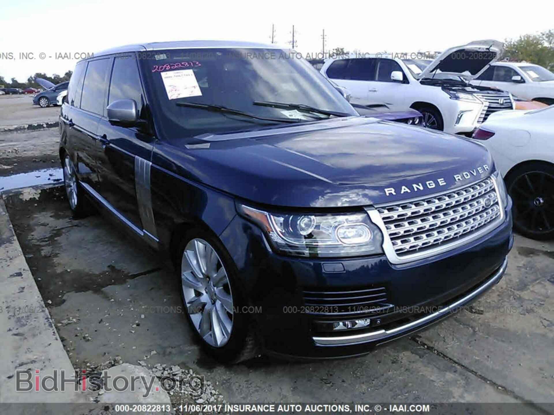 Photo SALGS3TF1FA198318 - Land rover Range rover 2015