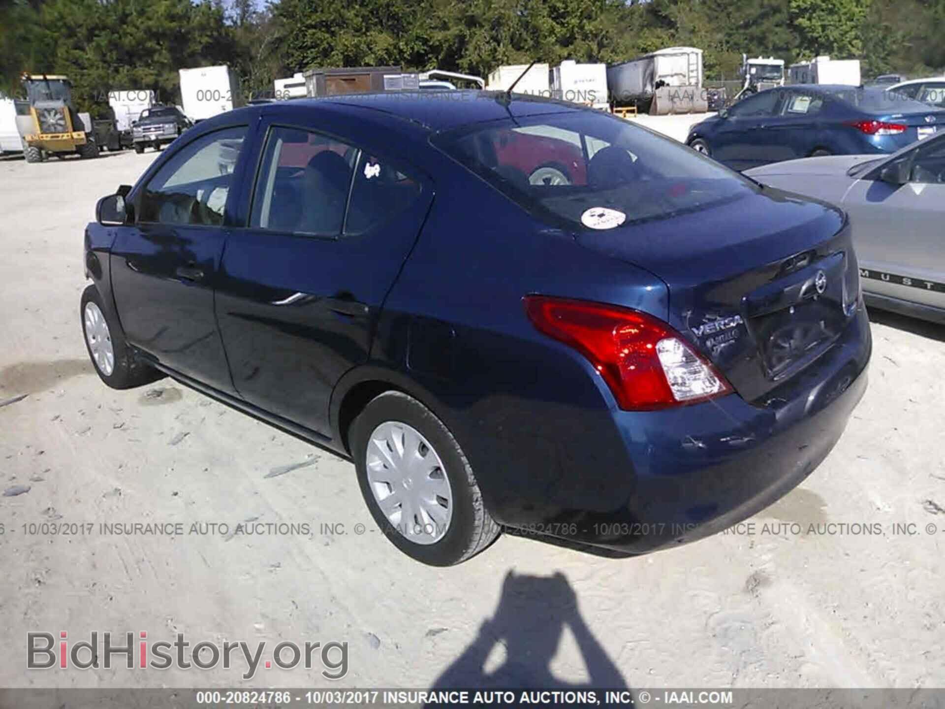 2014 Nissan Versa - VIN: 3N1CN7AP9EL833392 - Фото 3