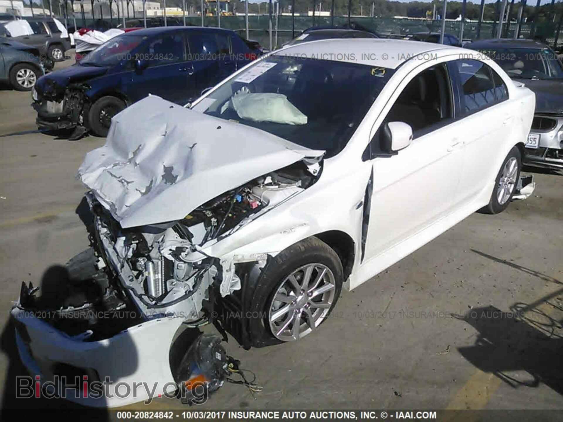 2016 Mitsubishi Lancer - VIN: JA32U2FU7GU011727 - Фото 2