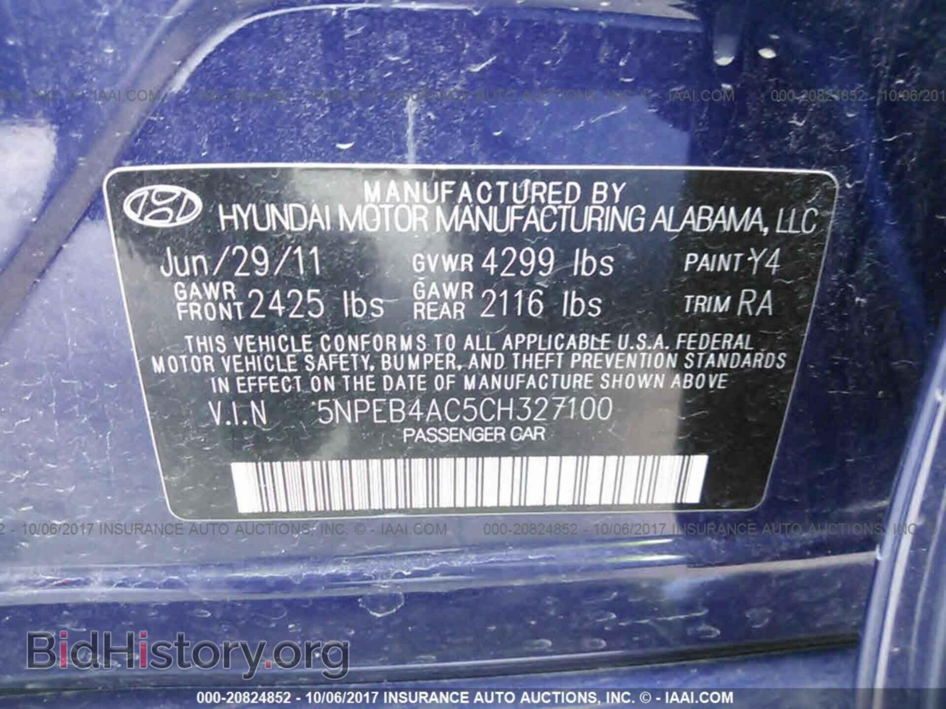 2012 Hyundai Sonata - VIN: 5NPEB4AC5CH327100 - Photo 9