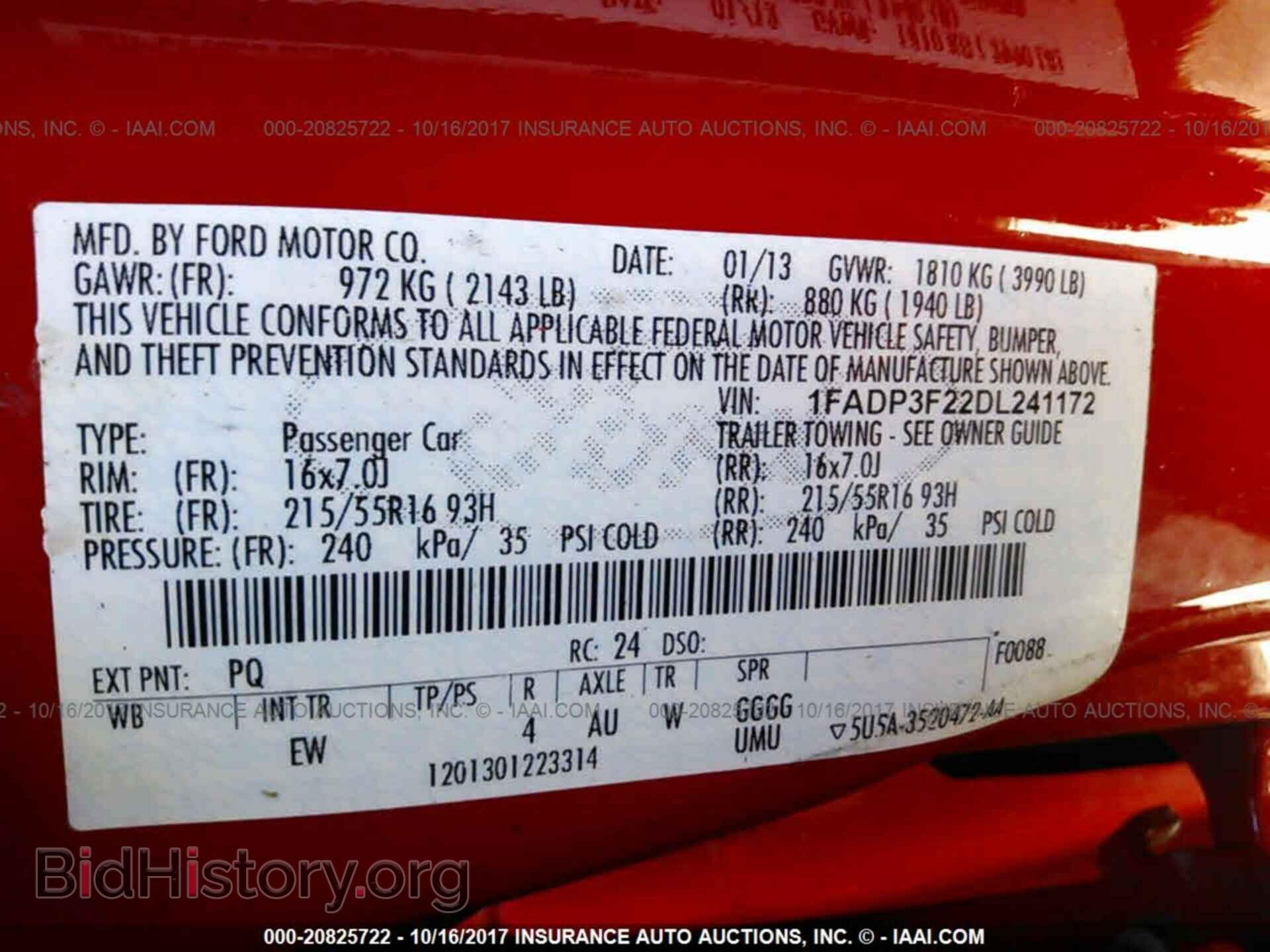 2013 Ford Focus - VIN: 1FADP3F22DL241172 - Фото 9