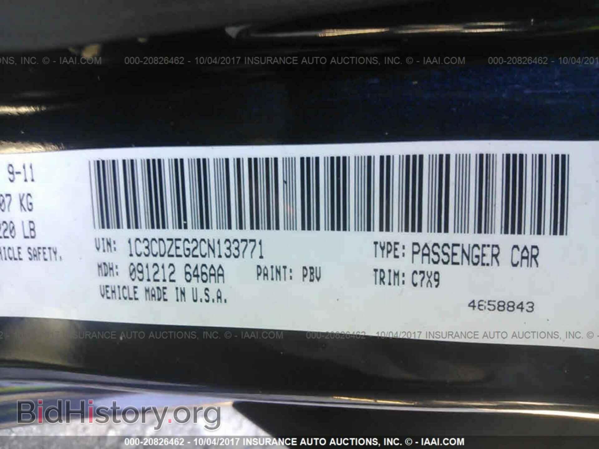 2012 Dodge Avenger - VIN: 1C3CDZEG2CN133771 - Photo 9