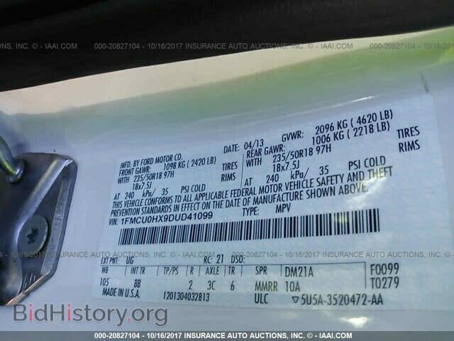 2013 Ford Escape - VIN: 1FMCU0HX9DUD41099 - Photo 9