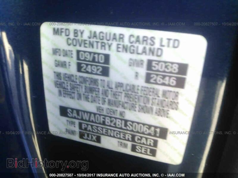 2011 Jaguar XF (VIN SAJWA0FB2BLS00641) — фото 9 из 10