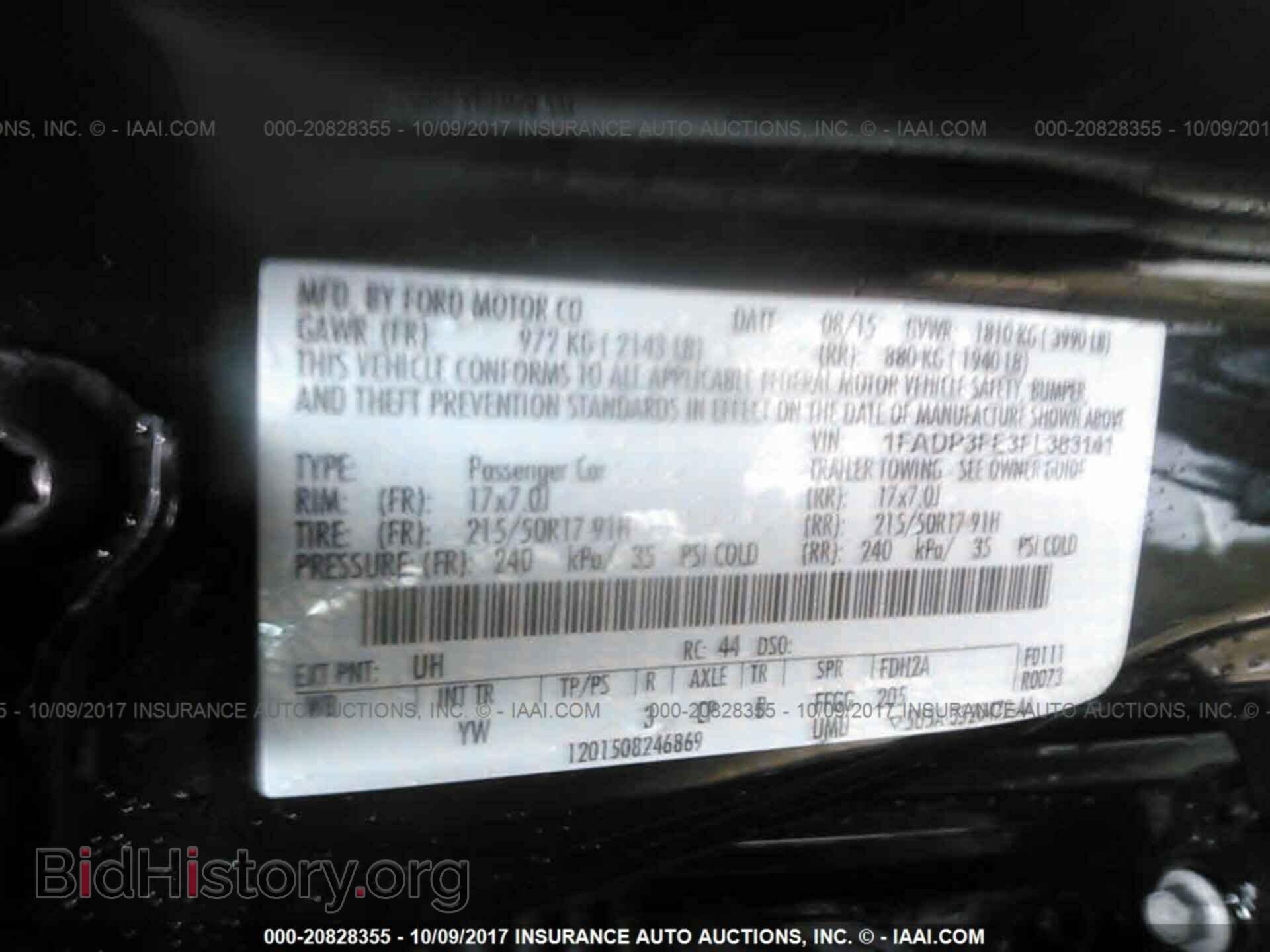 2015 Ford Focus - VIN: 1FADP3FE3FL383141 - Фото 9