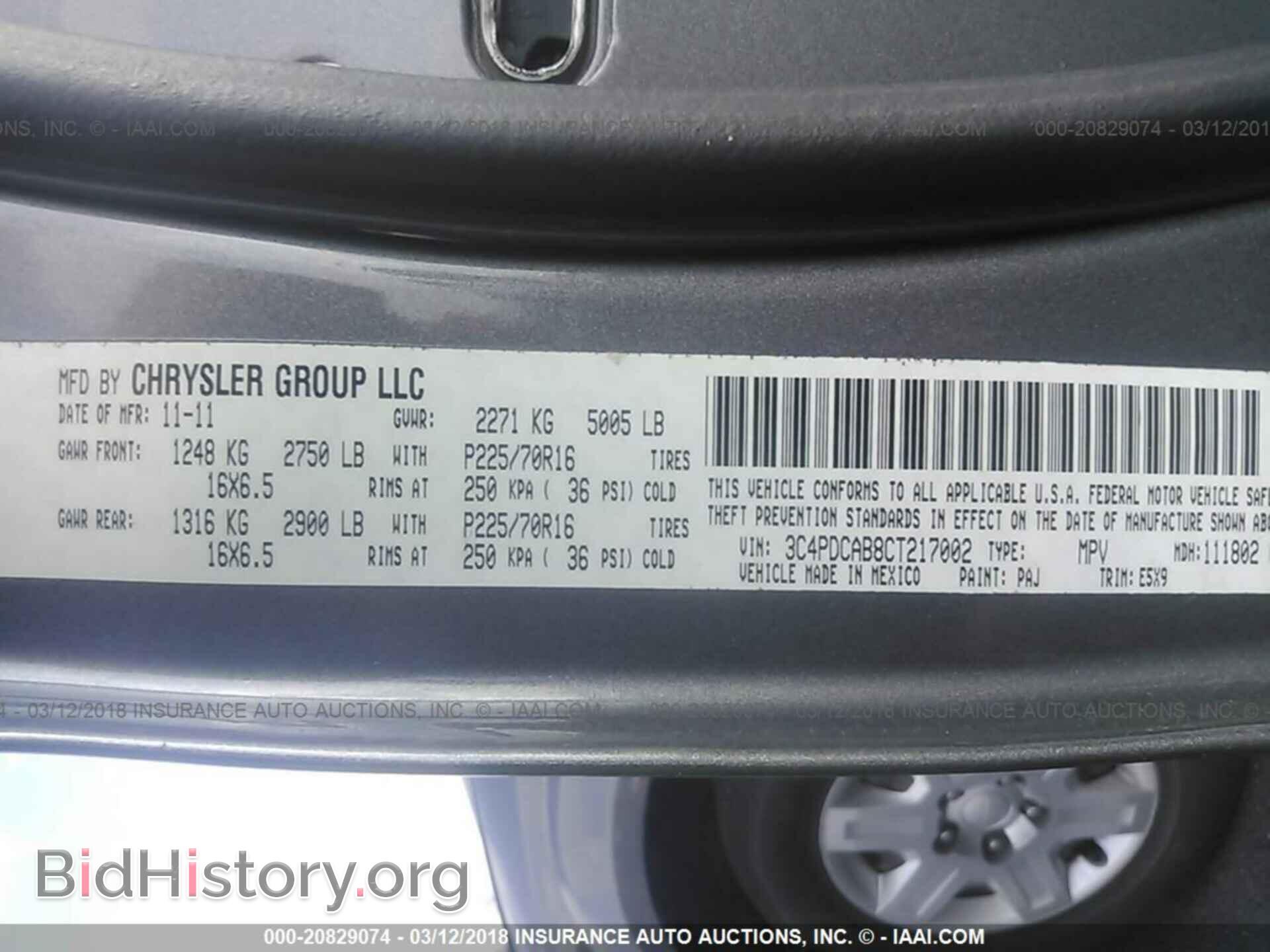 2012 Dodge Journey - VIN: 3C4PDCAB8CT217002 - Photo 9