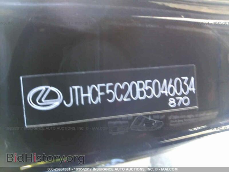 2011 Lexus IS (VIN JTHCF5C20B5046034) — фото 9 из 10
