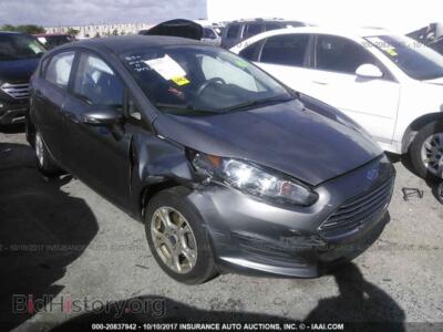 2014 Ford FIESTA, серый — VIN 3FADP4EJ5EM153473, IAAI