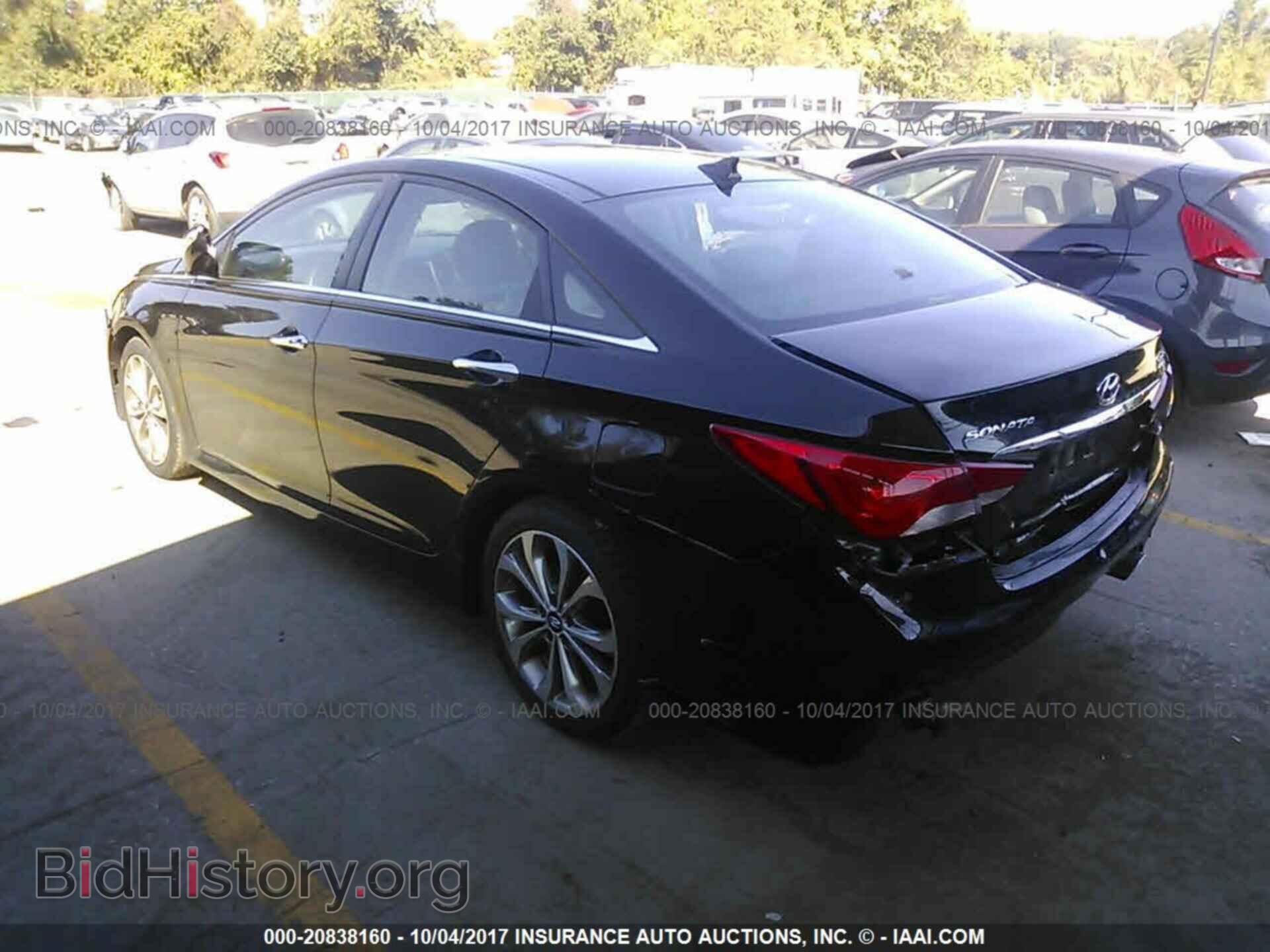 2014 Hyundai SONATA (VIN 5NPEC4AB7EH897221) — фото 3 из 10