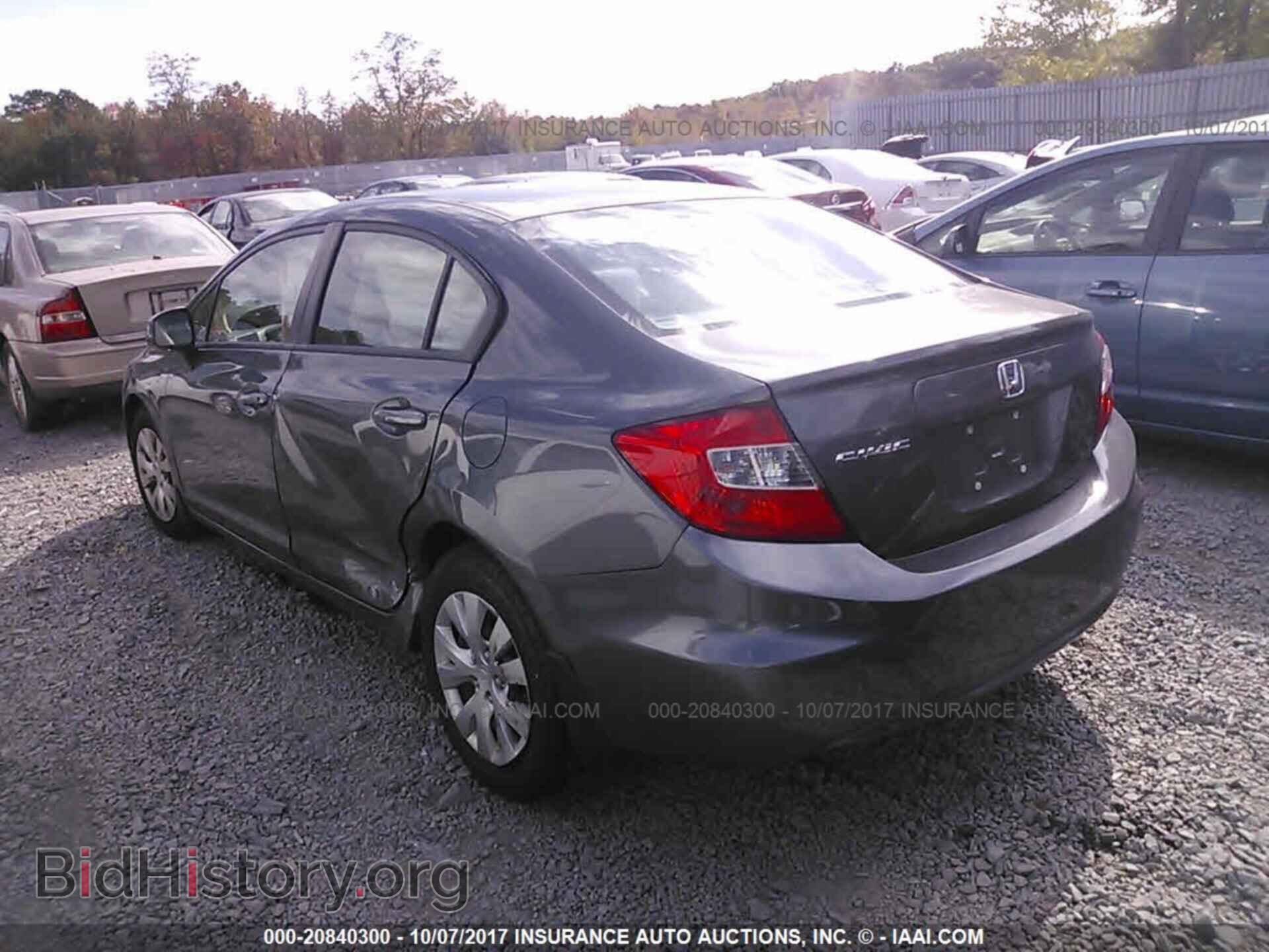 2012 Honda Civic - VIN: 2HGFB2F54CH606678 - Фото 3