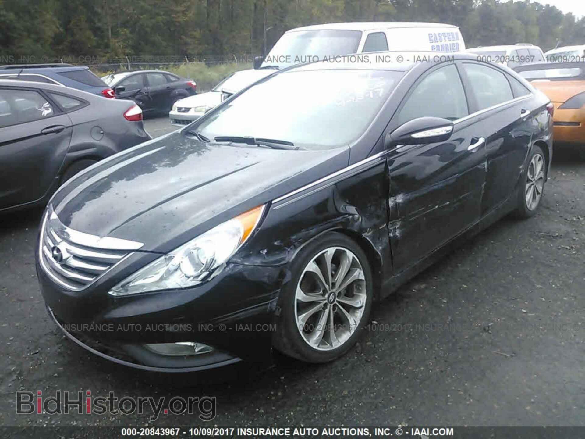 2014 Hyundai SONATA (VIN 5NPEC4AC2EH868363) — фото 2 из 10