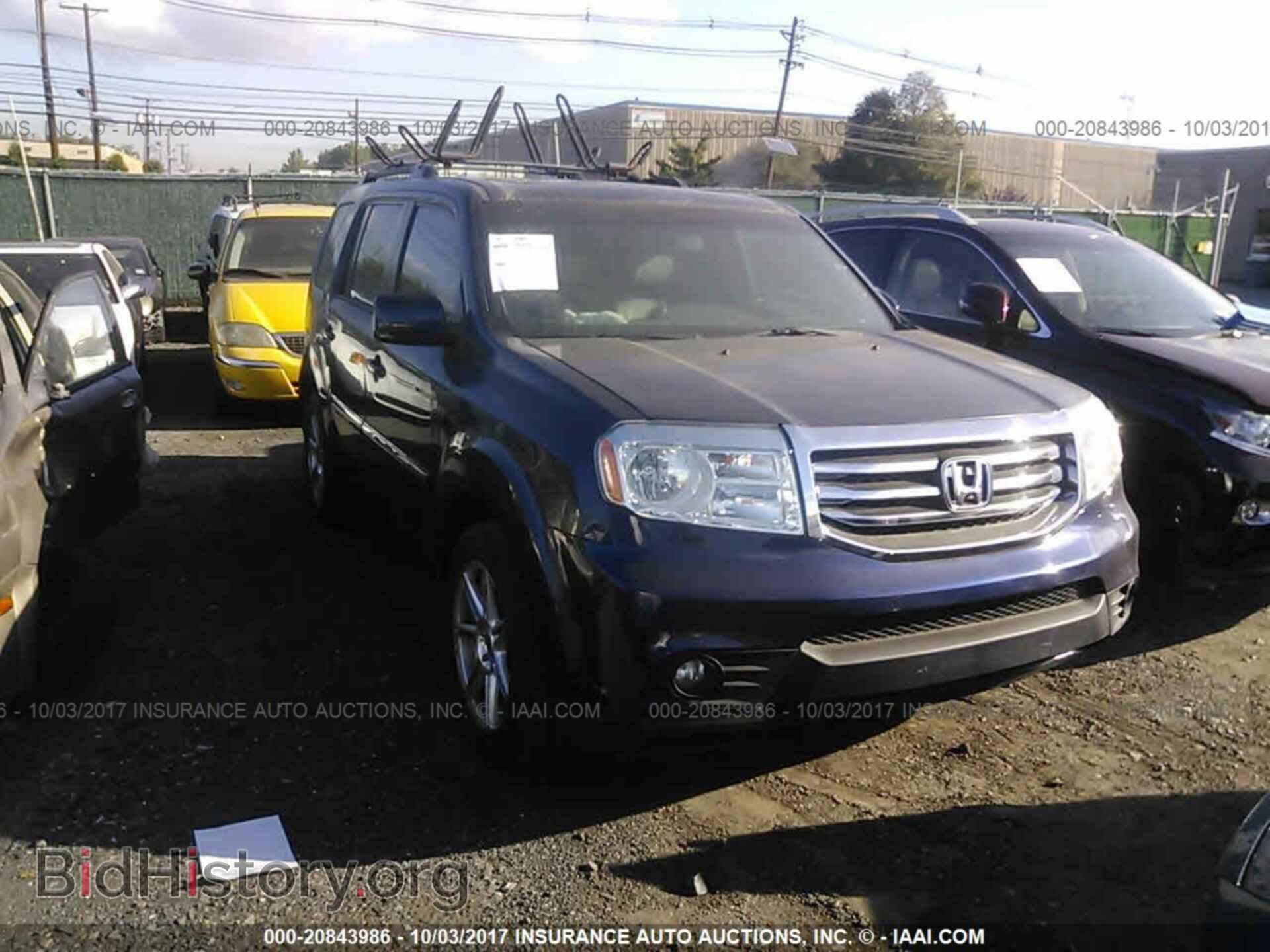 Photo 5FNYF4H93DB051317 - Honda Pilot 2013