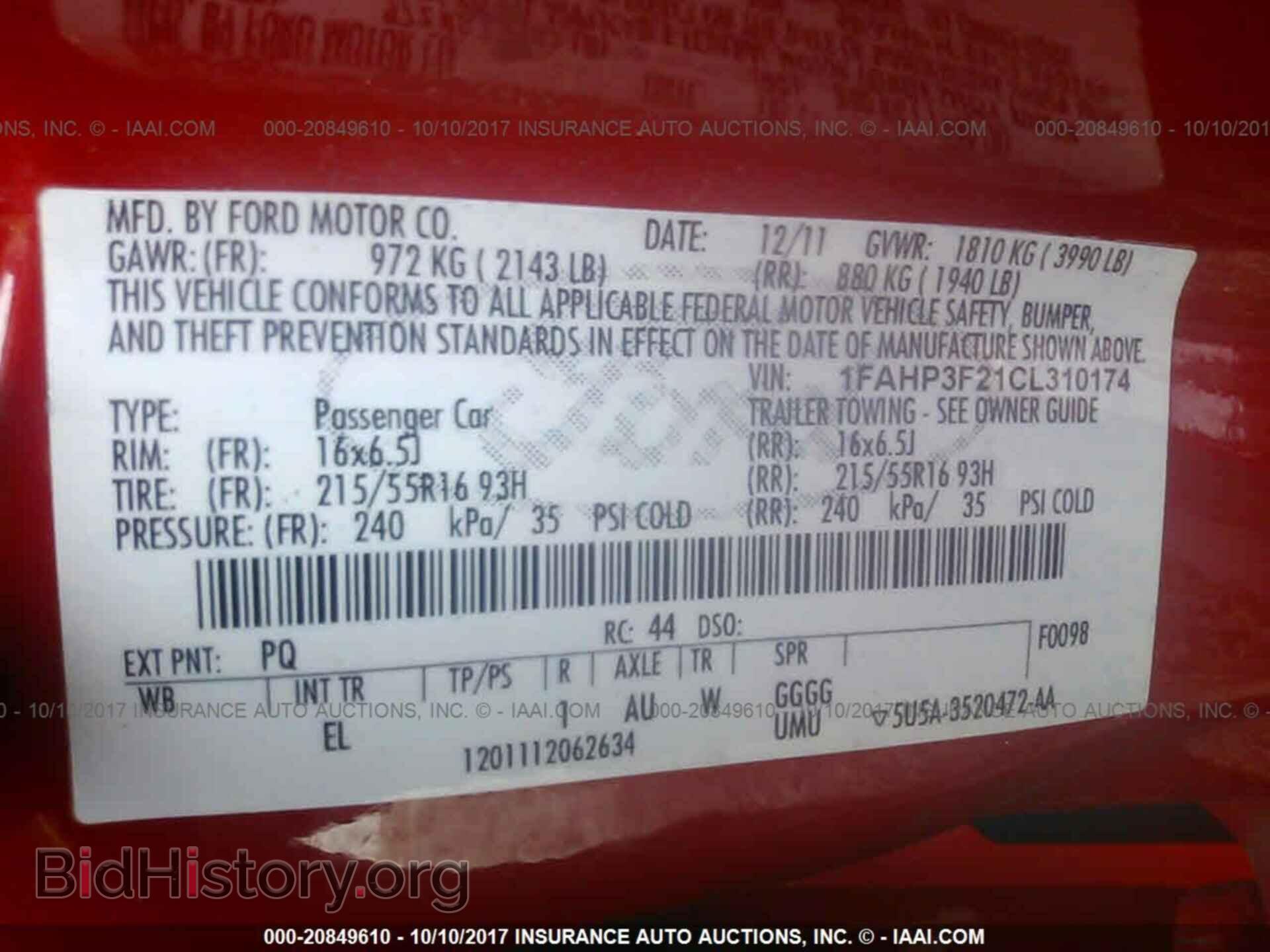 2012 Ford Focus - VIN: 1FAHP3F21CL310174 - Photo 9