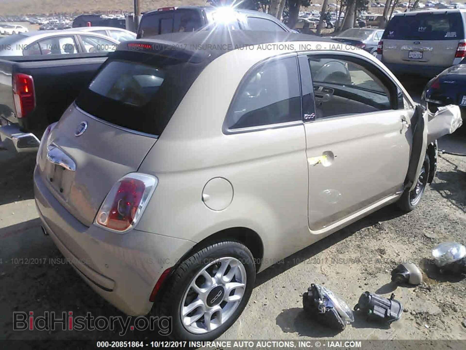2012 Fiat 500 - VIN: 3C3CFFDR6CT355094 - Фото 4