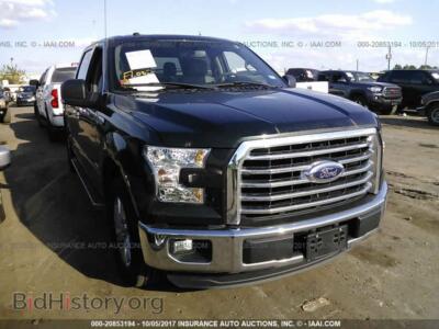 2016 Ford F150, зеленый — VIN 1FTEW1CG9GKF47978, IAAI