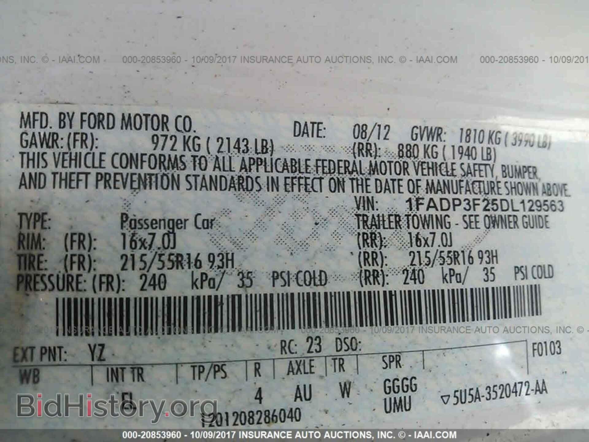 2013 Ford Focus - VIN: 1FADP3F25DL129563 - Photo 9