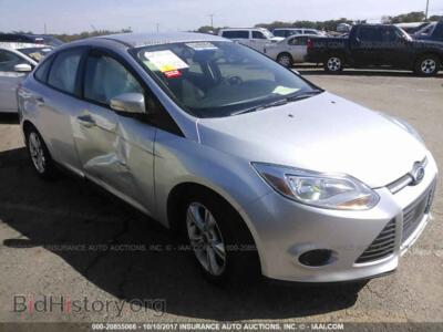2014 Ford FOCUS, silver — VIN 1FADP3F27EL284729, IAAI