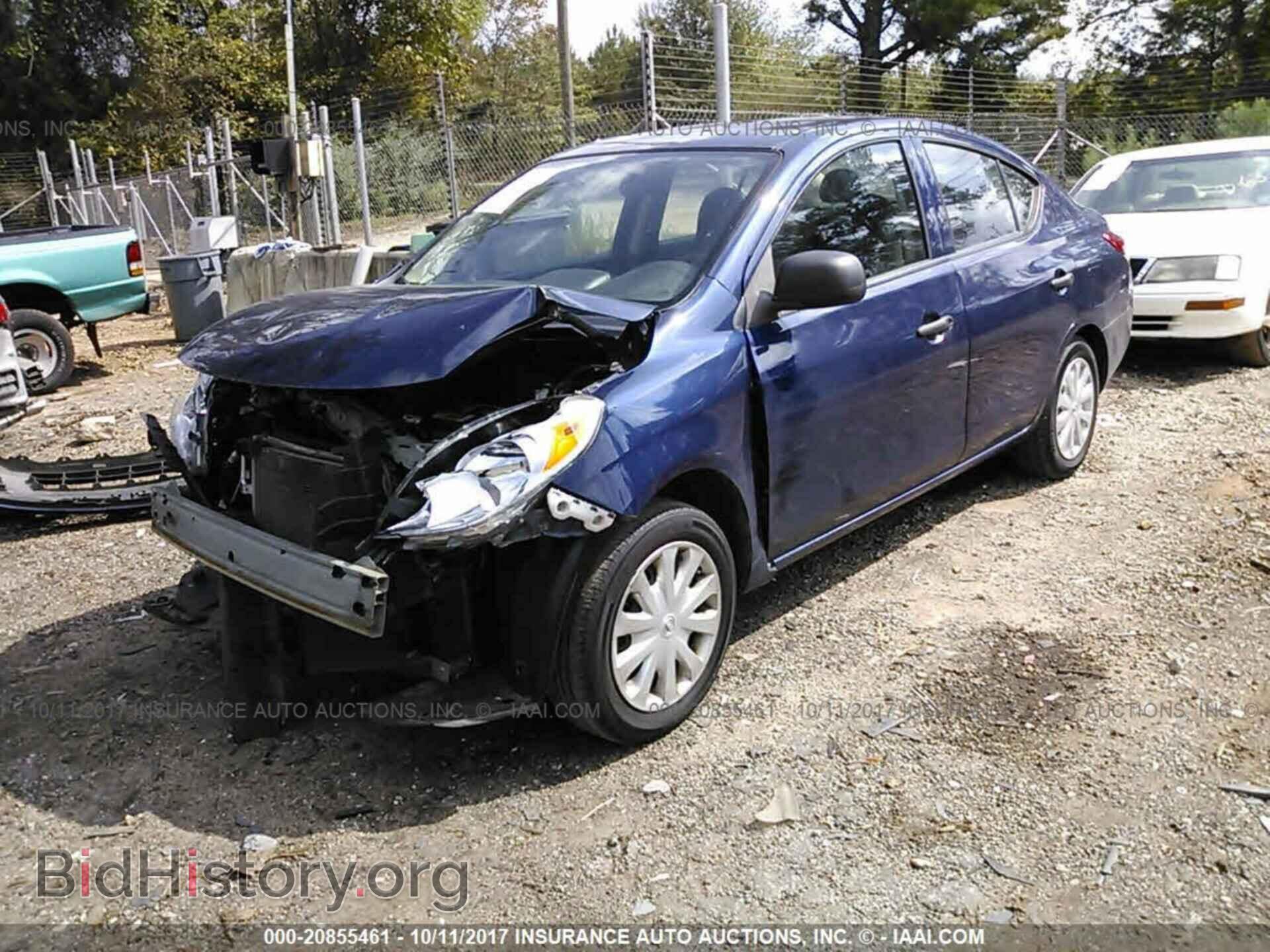 2012 Nissan Versa - VIN: 3N1CN7AP7CL848633 - Фото 2