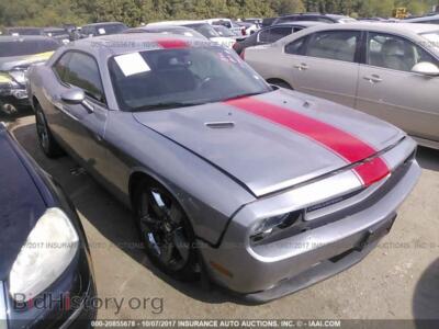 2014 Dodge CHALLENGER, silver — VIN 2C3CDYAG8EH123614, IAAI