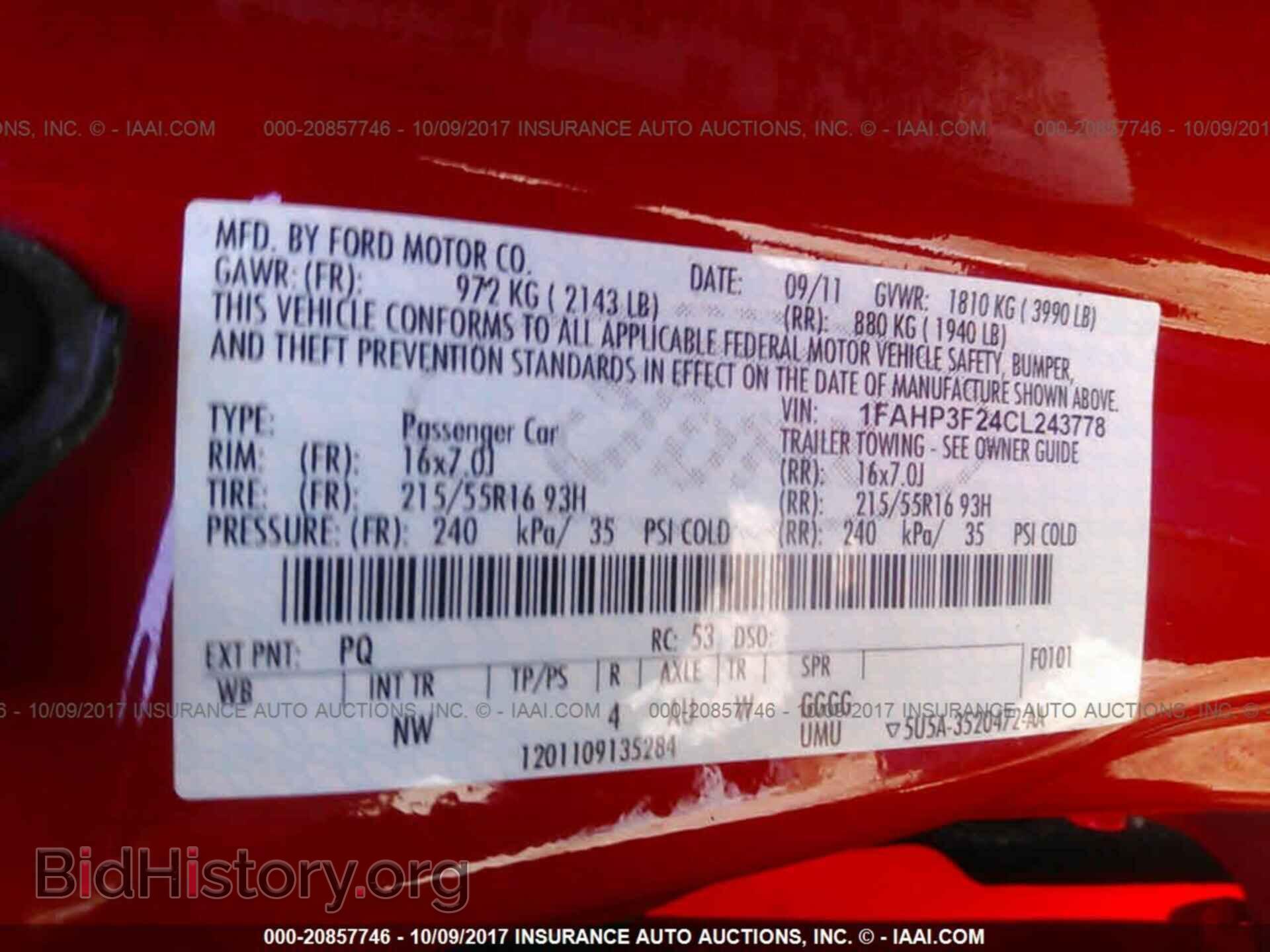 2012 Ford Focus - VIN: 1FAHP3F24CL243778 - Photo 9