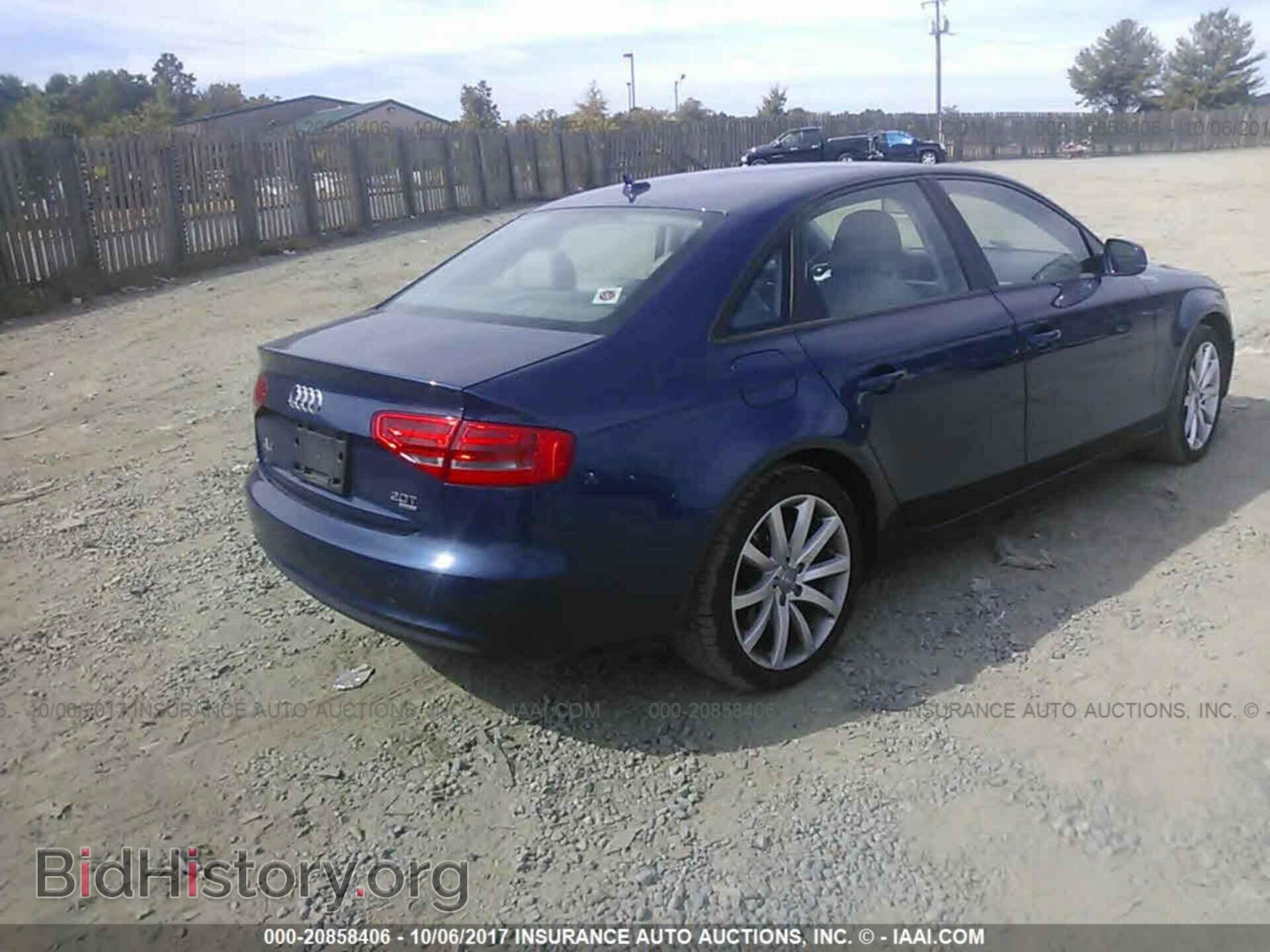 2013 Audi A4 - VIN: WAUDFAFL2DN010168 - Photo 4