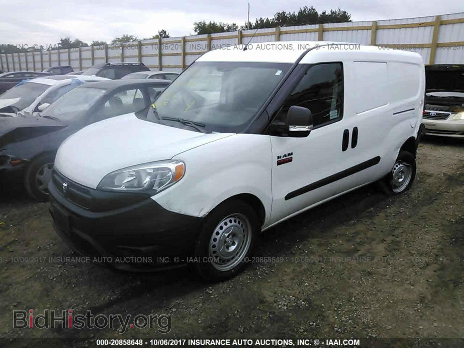 2017 Ram Promaster - VIN: ZFBERFAB2H6E22087 - Фото 2