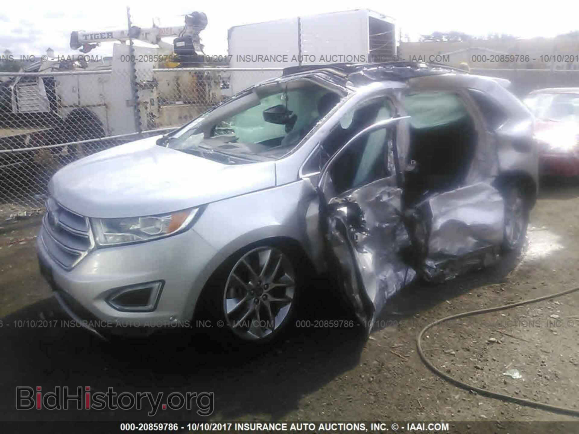2015 Ford Edge - VIN: 2FMPK4K92FBB44339 - Фото 2
