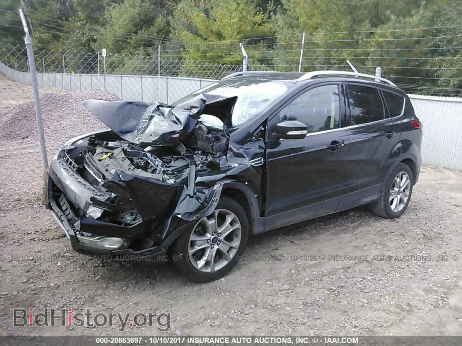 2014 Ford Escape - VIN: 1FMCU9J95EUE22201 - Фото 2