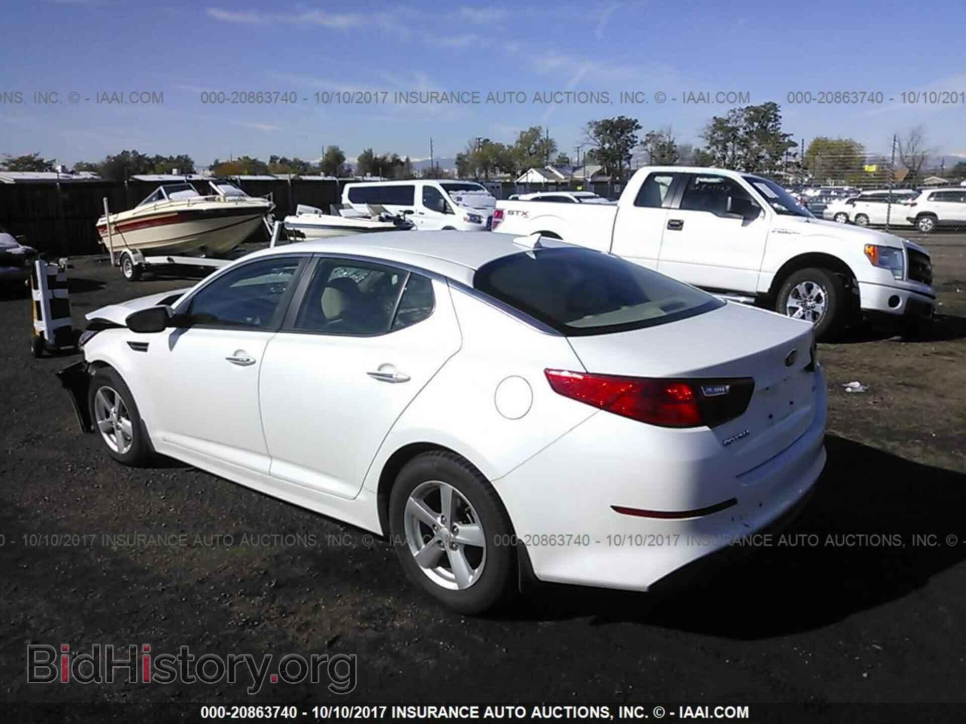 2015 Kia Optima - VIN: KNAGM4A78F5659121 - Фото 3