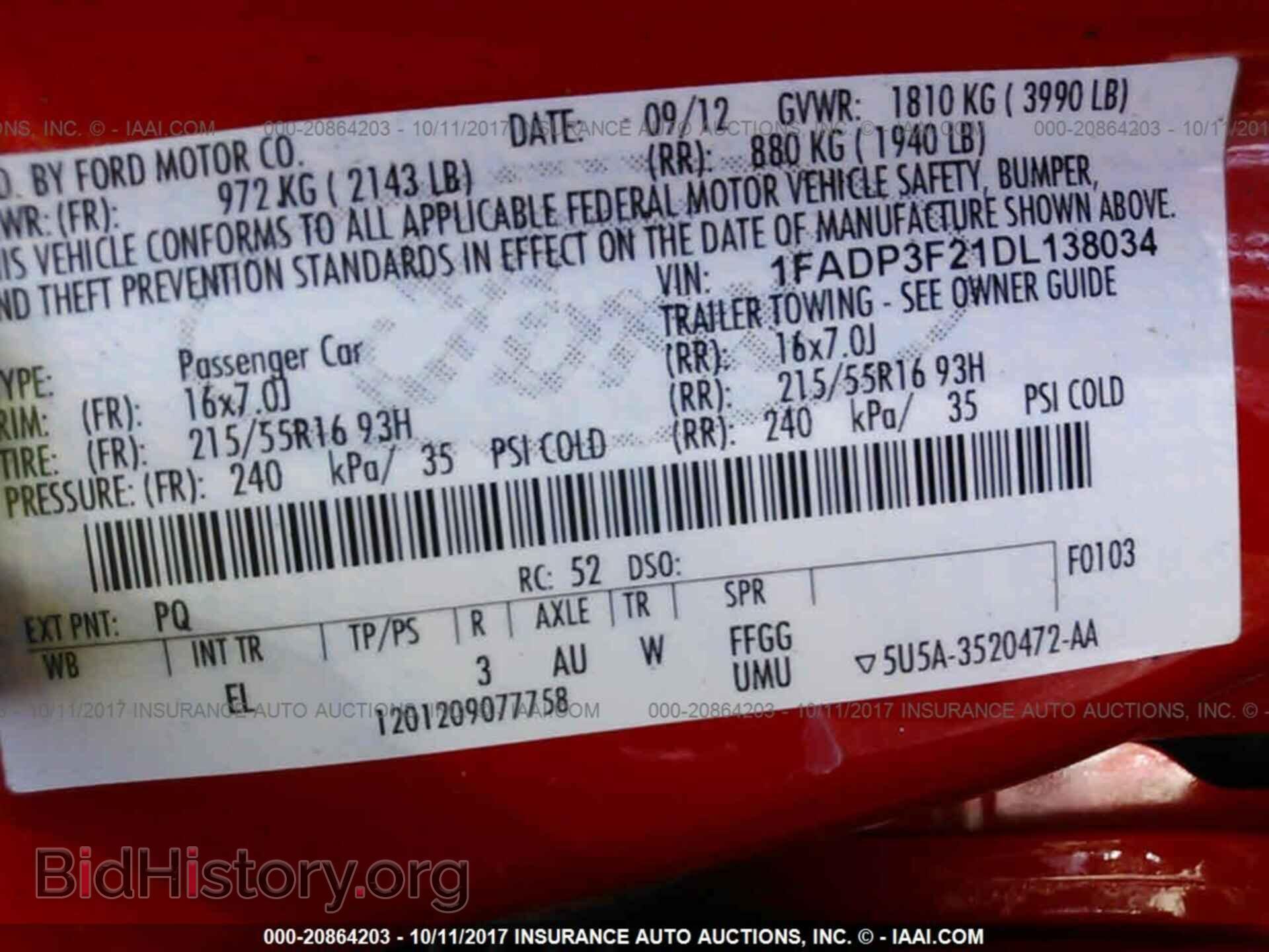 2013 Ford Focus - VIN: 1FADP3F21DL138034 - Photo 9
