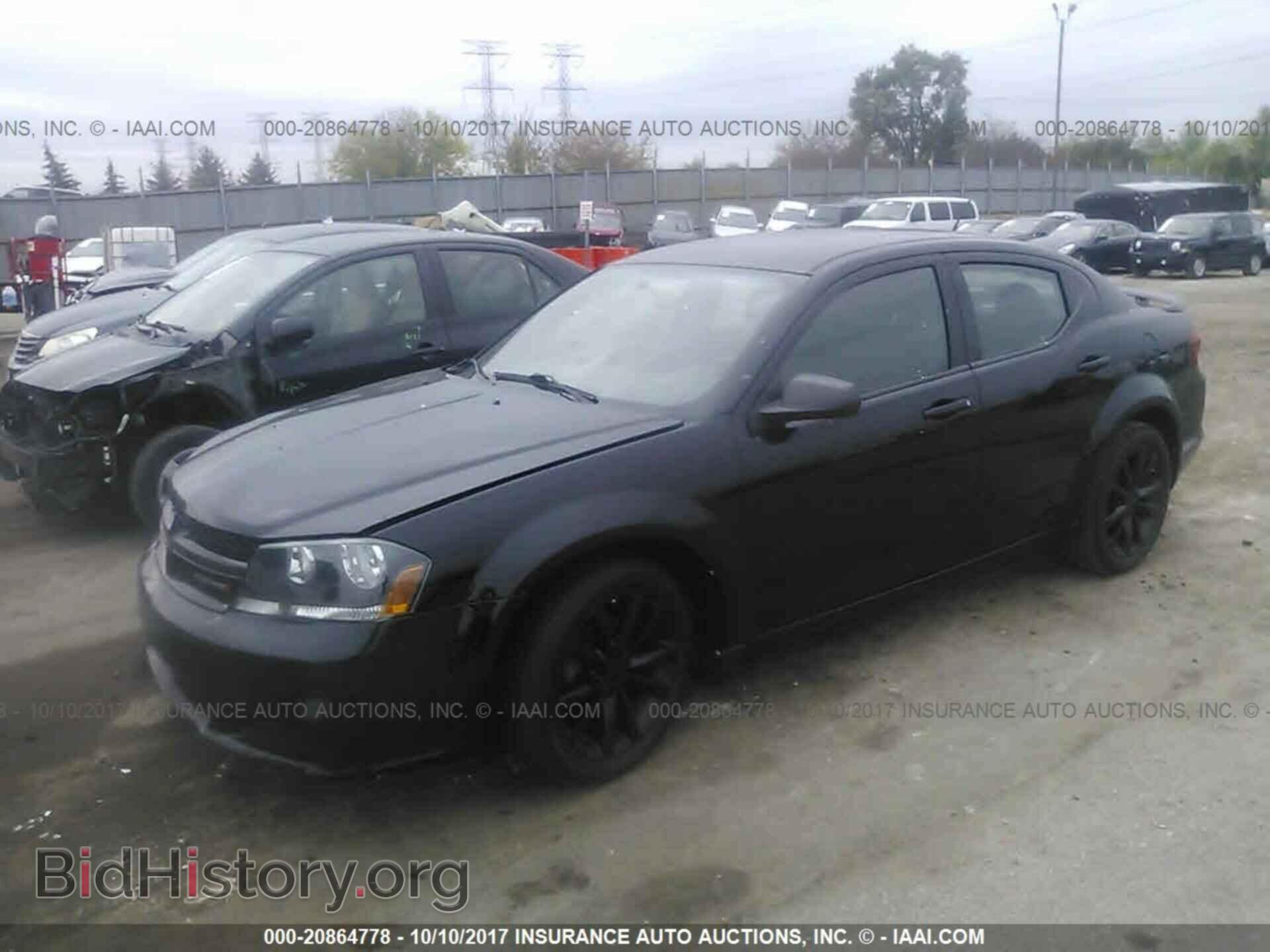 2013 Dodge Avenger - VIN: 1C3CDZAG9DN748194 - Фото 2