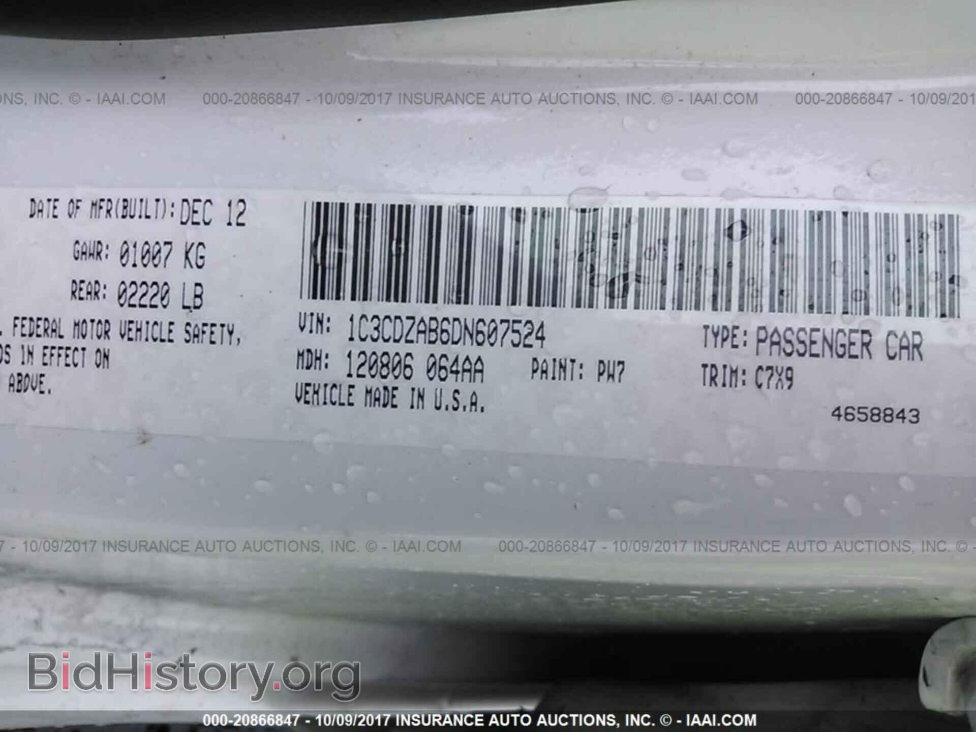2013 Dodge Avenger - VIN: 1C3CDZAB6DN607524 - Photo 9