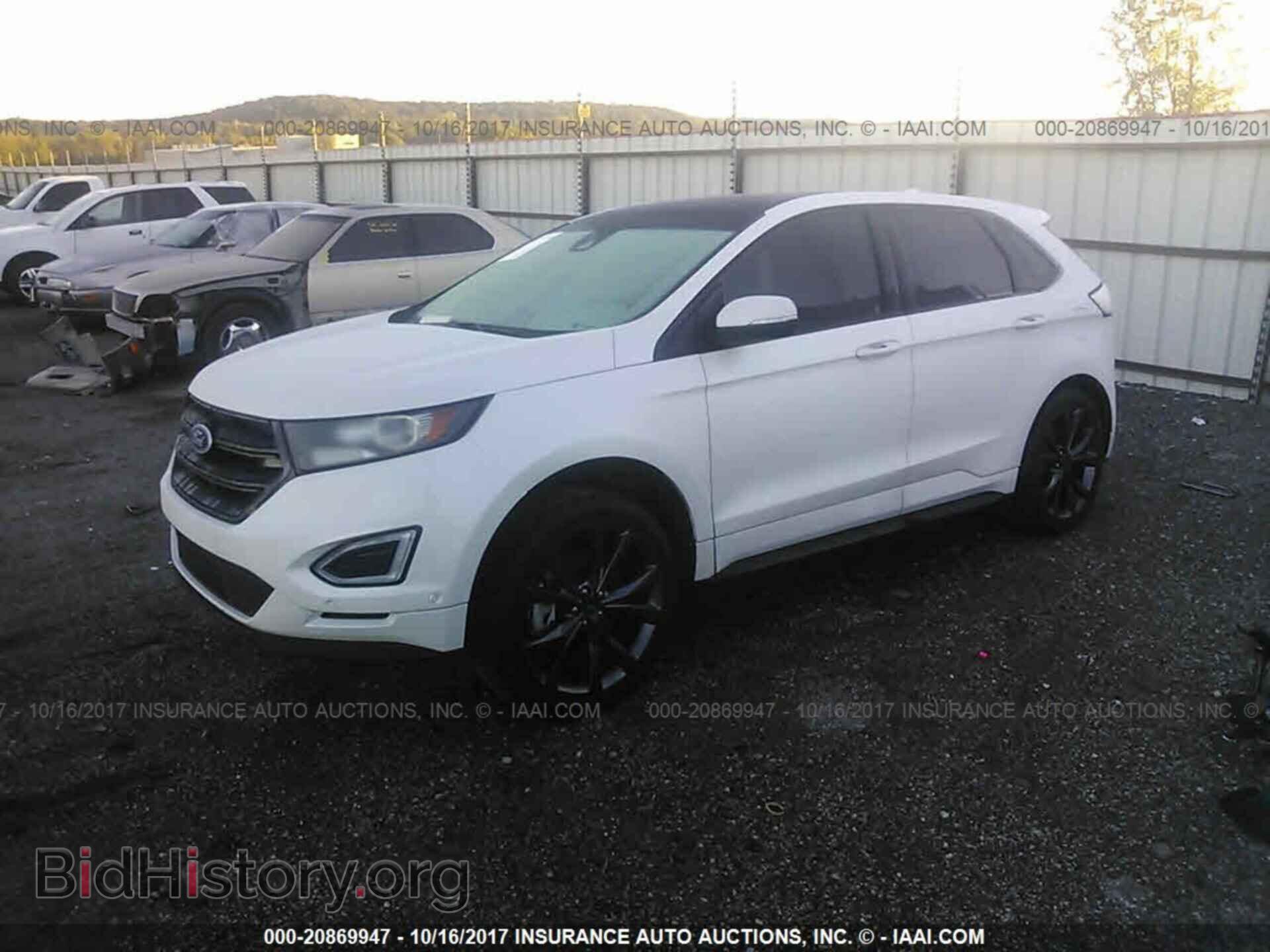 2015 Ford Edge - VIN: 2FMTK4AP3FBB27225 - Фото 2