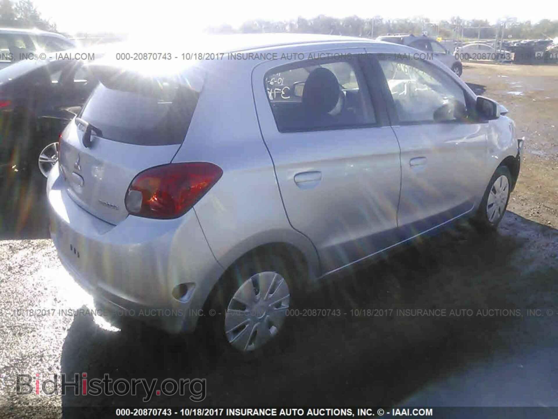 2015 Mitsubishi Mirage - VIN: ML32A3HJ9FH046329 - Фото 4