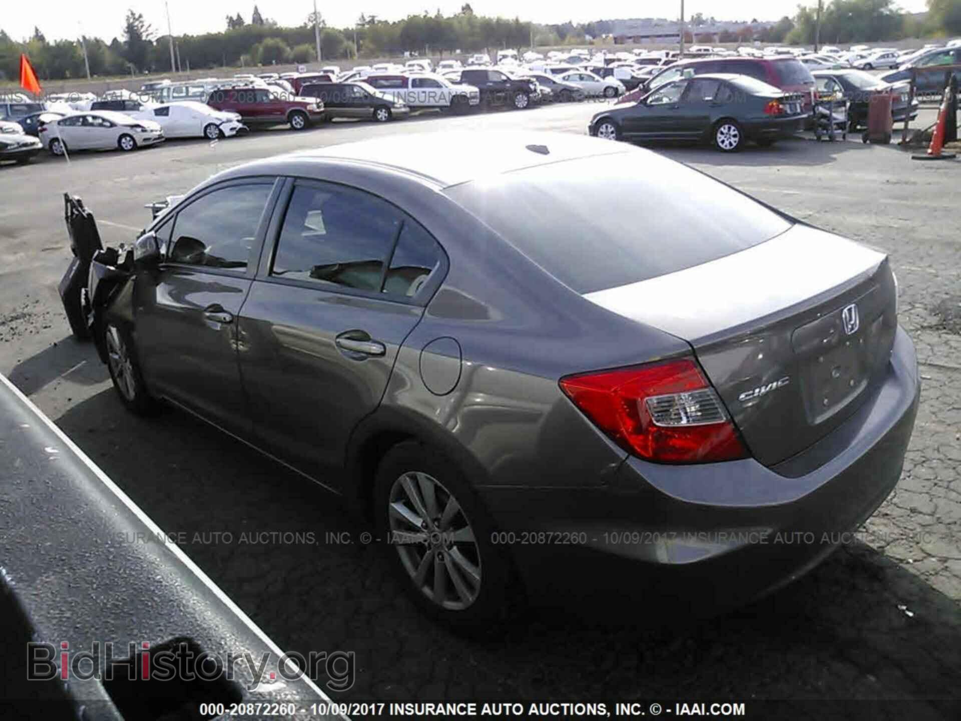 2012 Honda Civic - VIN: 2HGFB2F93CH516456 - Фото 3