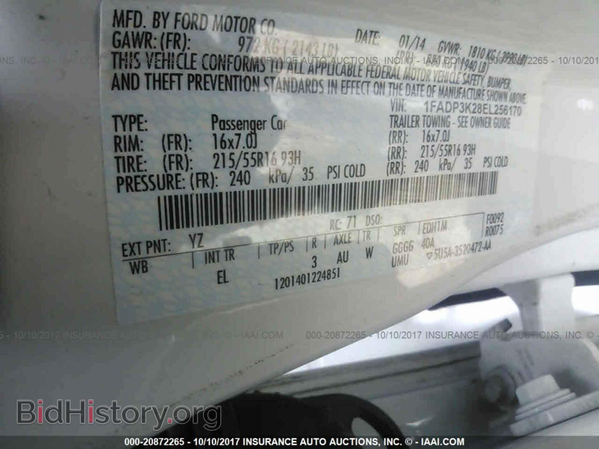 2014 Ford Focus - VIN: 1FADP3K28EL256170 - Photo 9