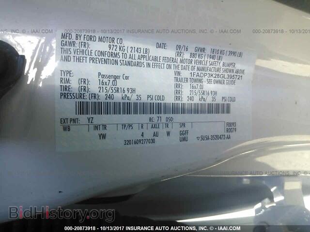 2016 Ford Focus - VIN: 1FADP3K28GL395721 - Фото 9