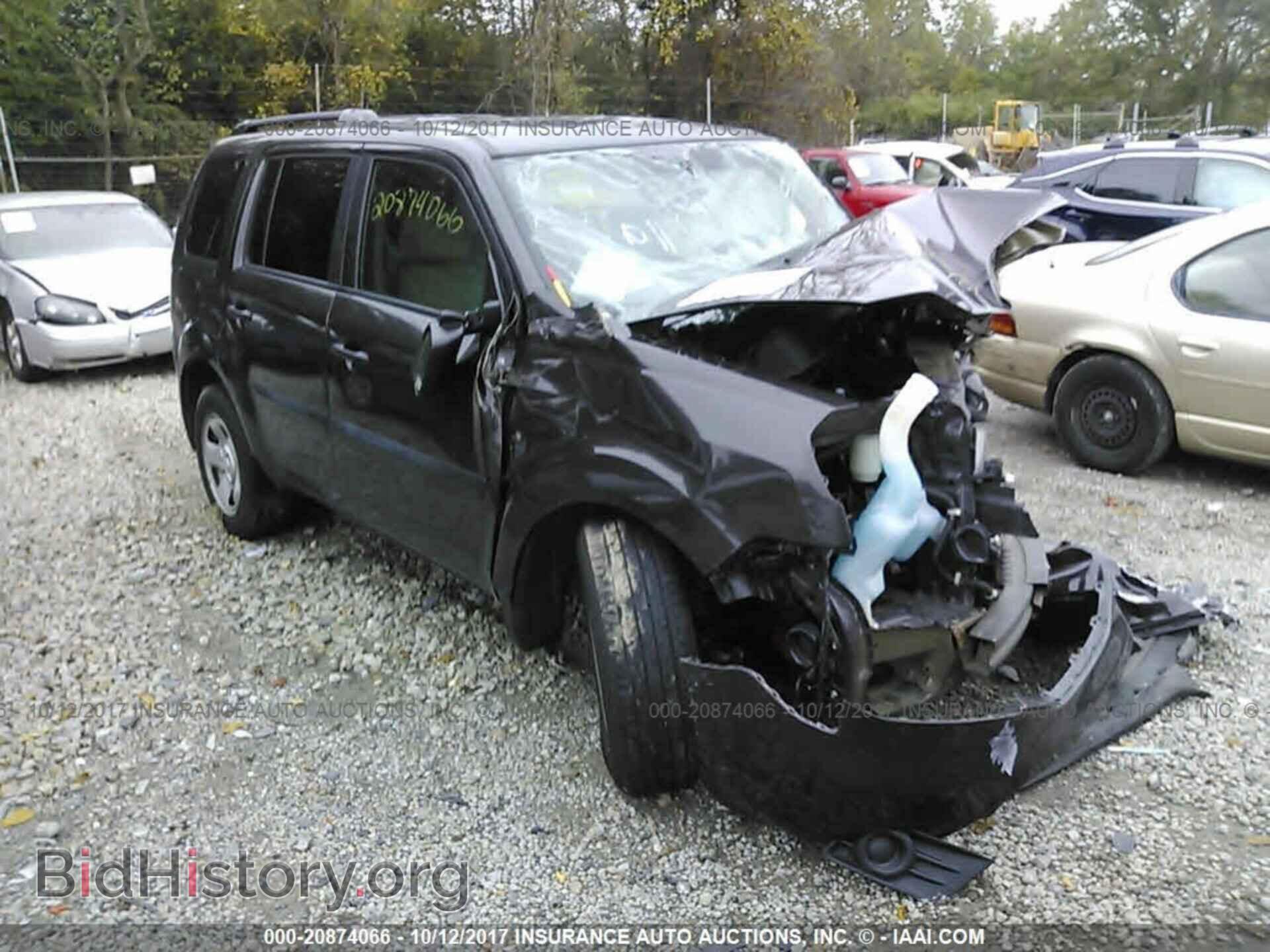 Photo 5FNYF4H20DB016155 - Honda Pilot 2013