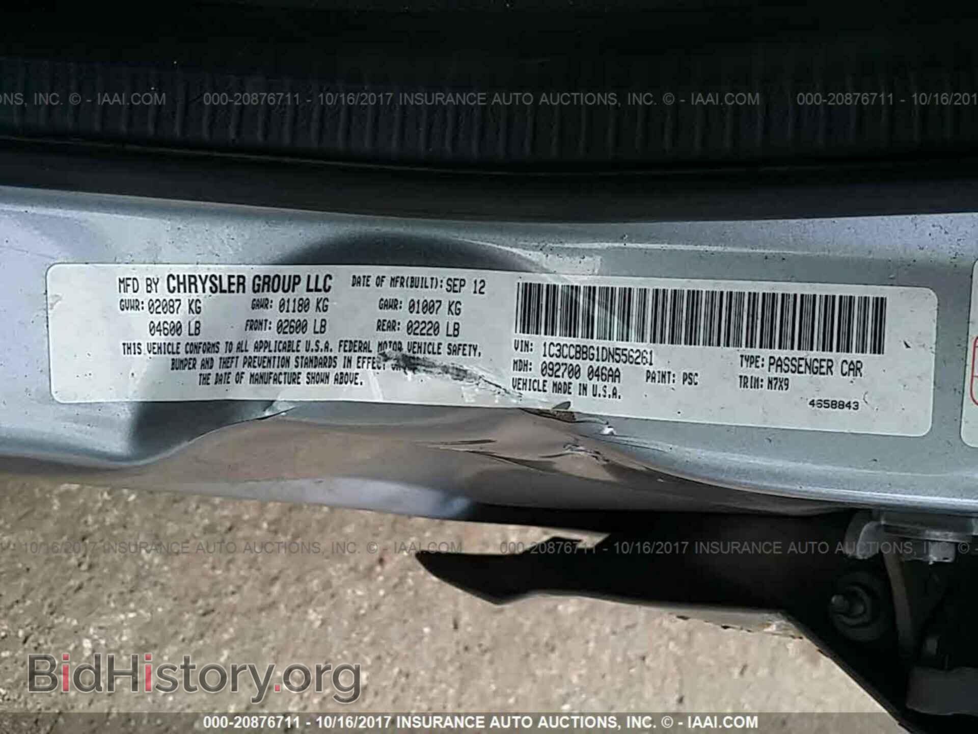 2013 Chrysler 200 - VIN: 1C3CCBBG1DN556261 - Photo 9