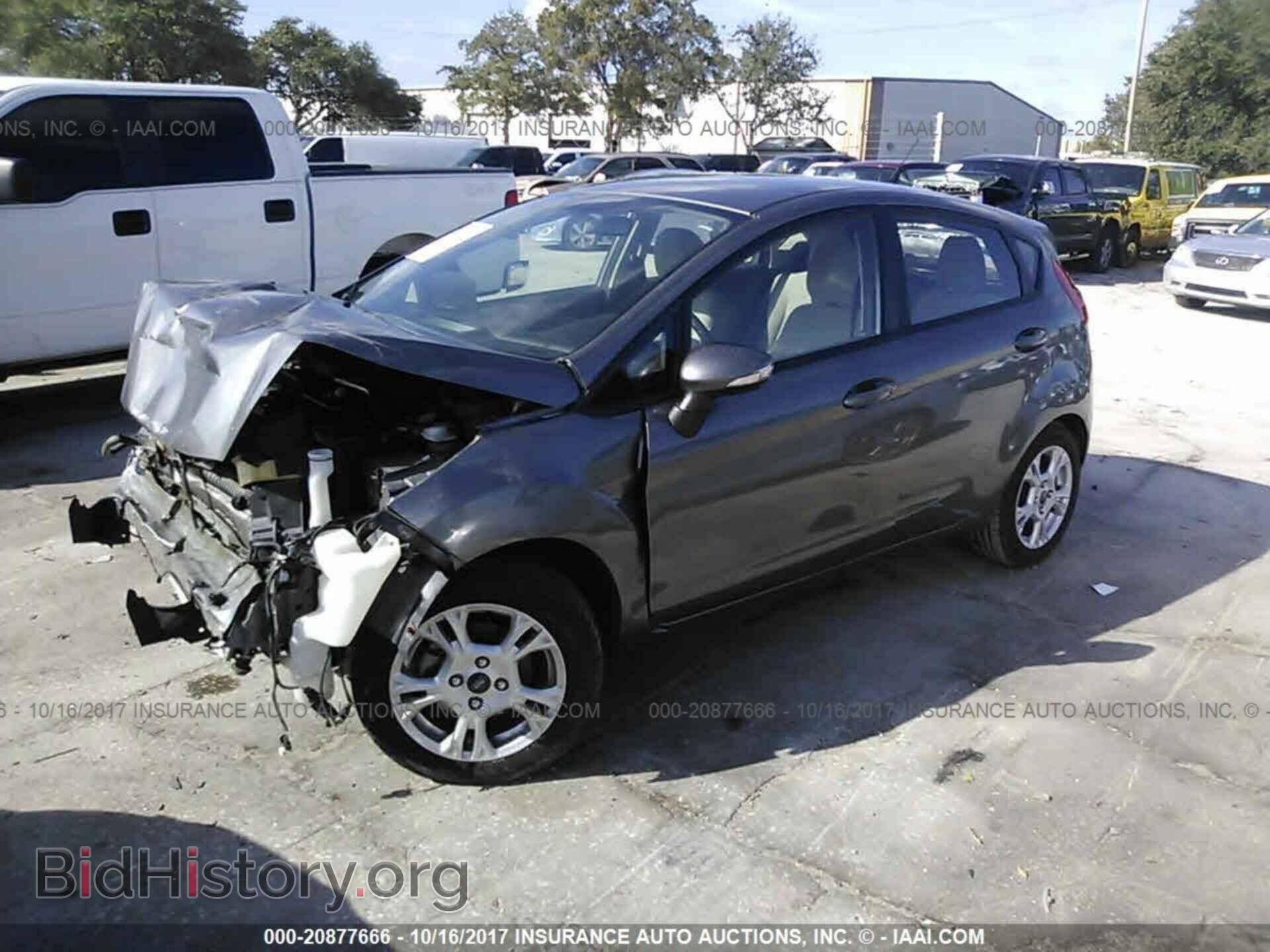 2014 Ford Fiesta - VIN: 3FADP4EJ0EM220738 - Фото 2