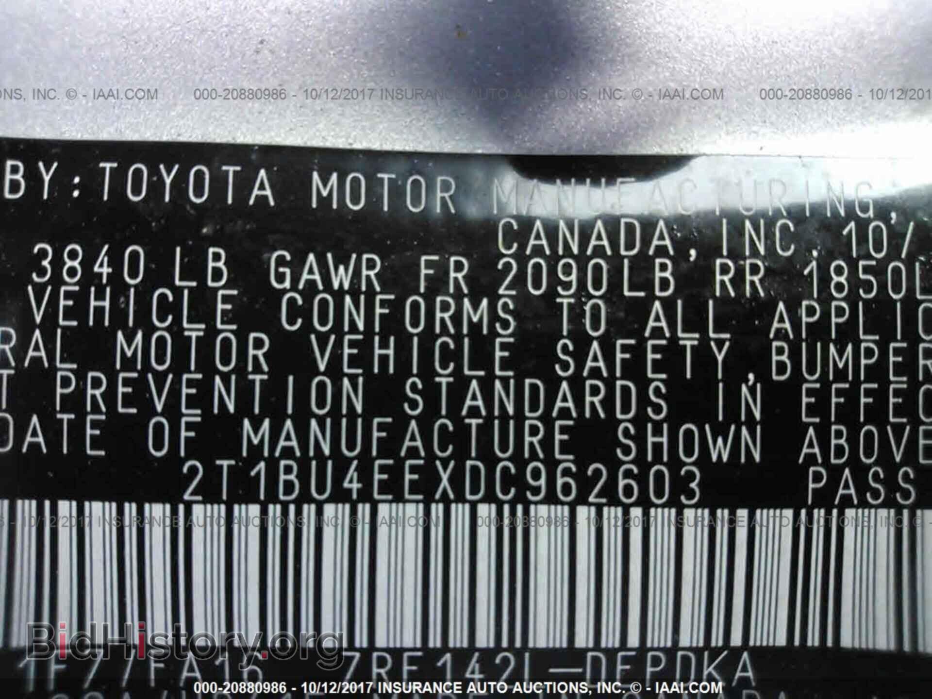 2013 Toyota Corolla - VIN: 2T1BU4EEXDC962603 - Photo 9