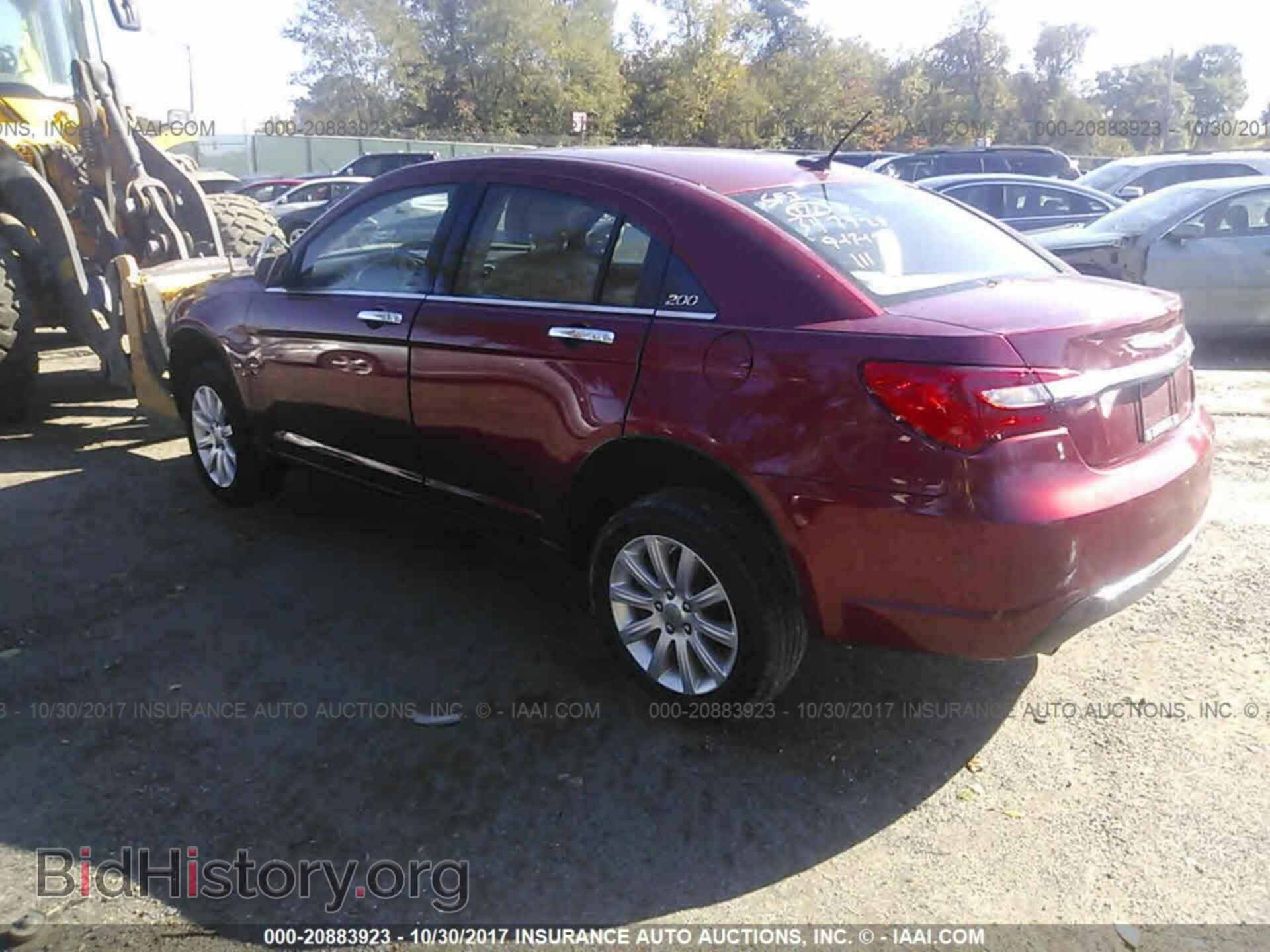 2013 Chrysler 200 - VIN: 1C3CCBCGXDN504576 - Фото 3